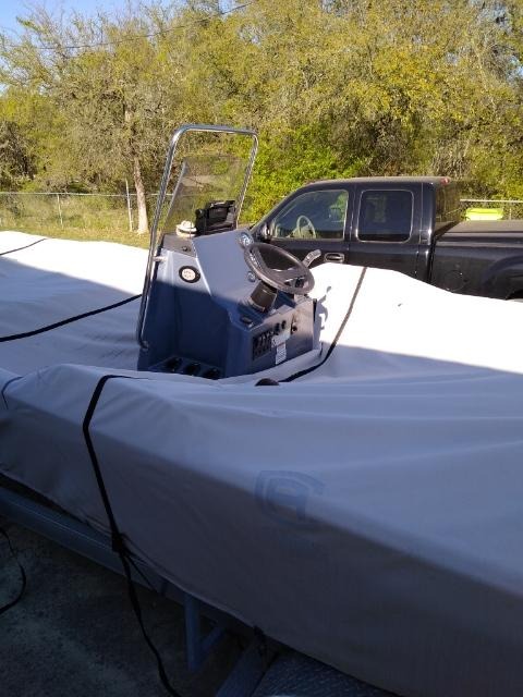 Classic Accessories StormPro Dark Grey Heavy-Duty Center Console Boat Cover, 16-18.5' L x 98