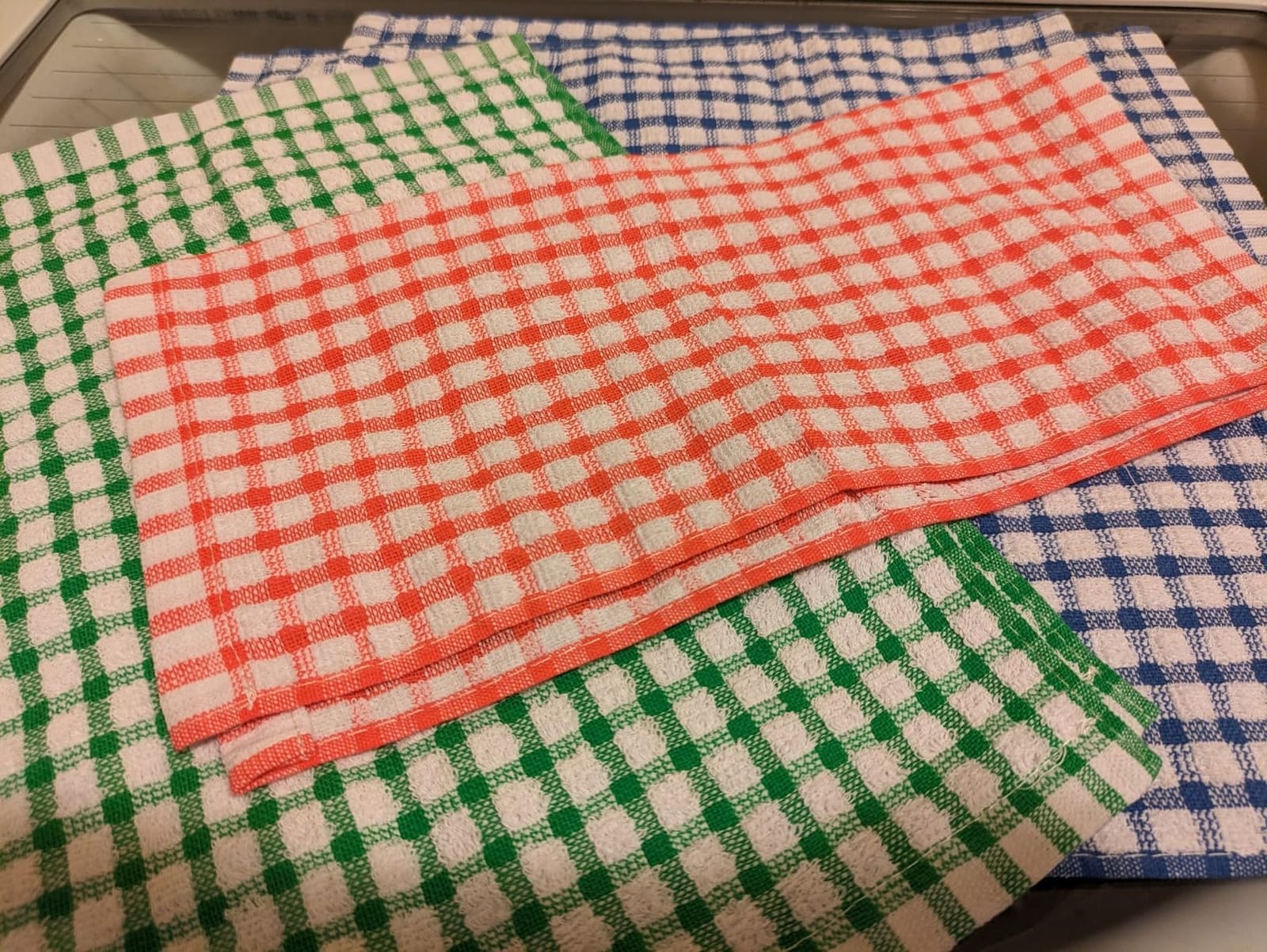 Egles 12 Pack 100% Cotton Kitchen Dish Cloths, 12 x 12 Inch Dishcloths customer photo 1