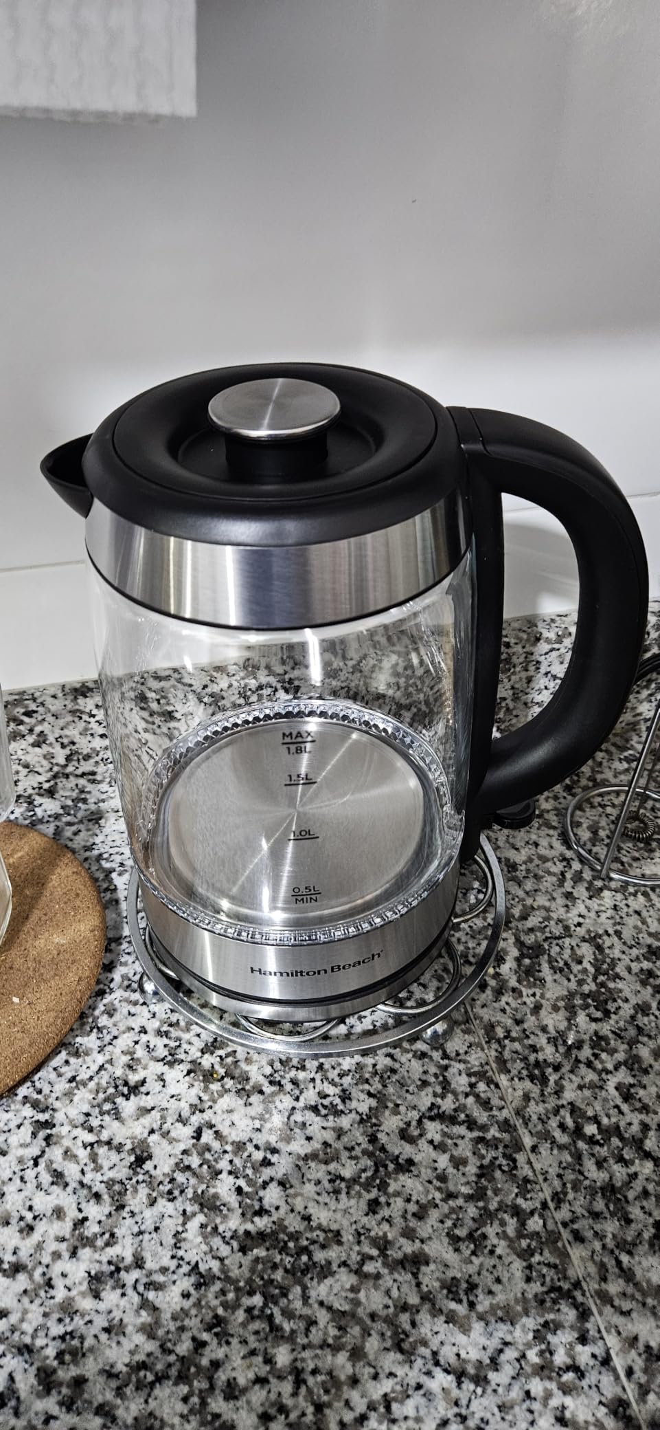 Hamilton Beach 1 Liter Electric Tea Kettle, Water Boiler & Heater customer photo 2