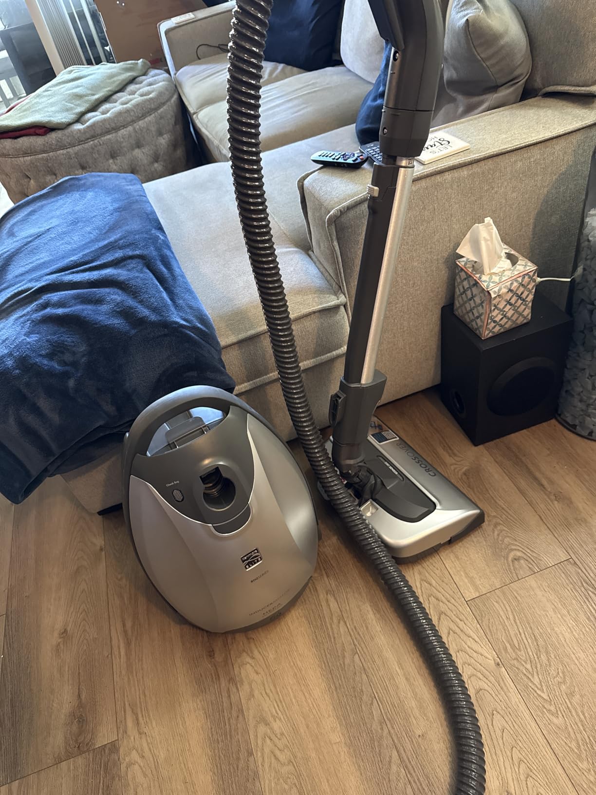 Kenmore 81214 200 Series Pet Friendly Lightweight Bagged Canister Vacuum with HEPA, 2 Motor System, and 3 Cleaning Tools - Orange customer photo 2