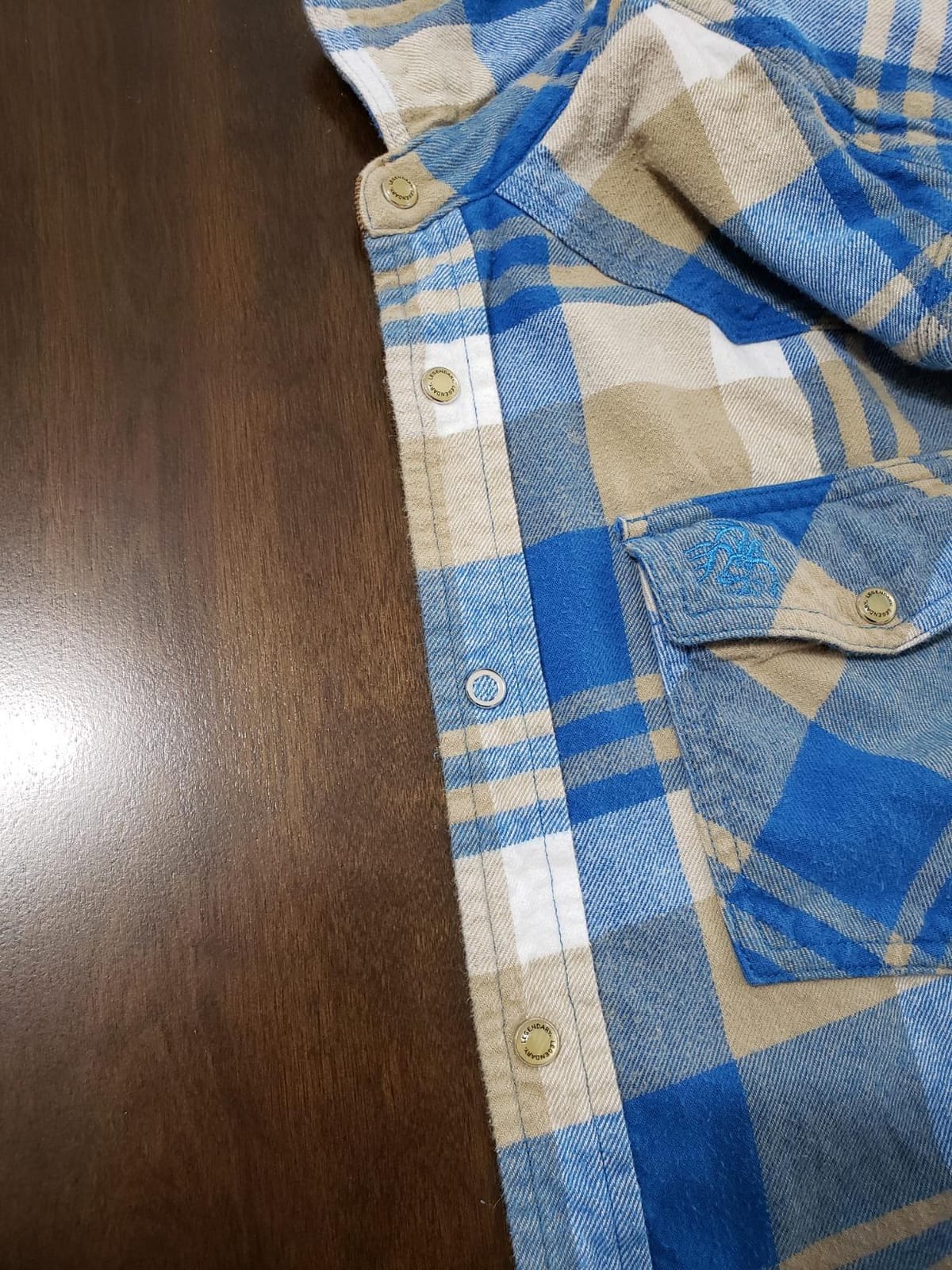 Legendary Whitetails Mens Western Button Up Brushed Cotton Flannel Shirt customer photo 2