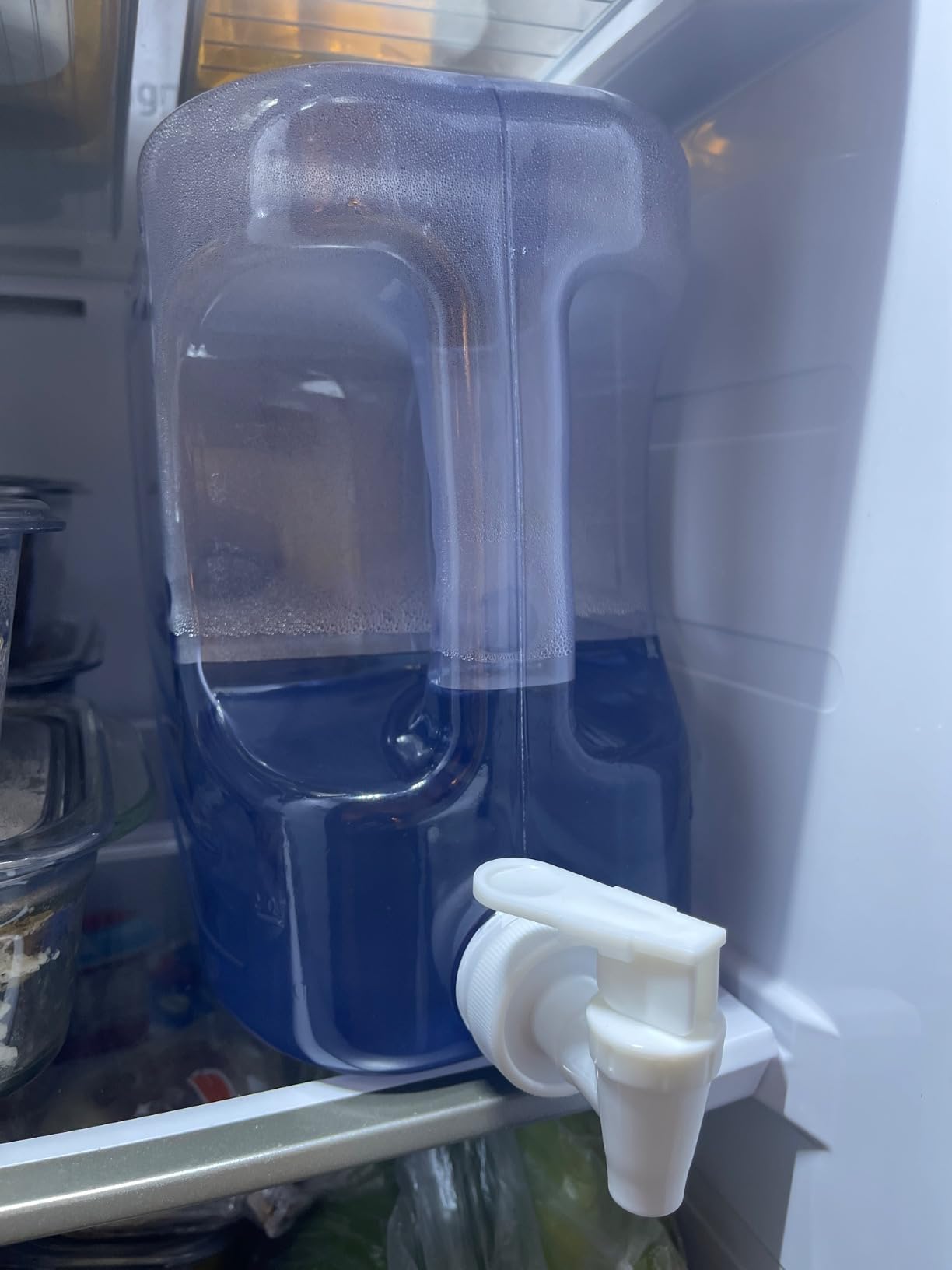 Arrow Oasis Drink Dispenser for Fridge, 2.5 Gallon - Plastic Beverage Dispenser with Spigot - Clear Space-Saving Design with Handle - Ideal for Water, Juice & Iced Tea - BPA Free - Made in USA customer photo 1