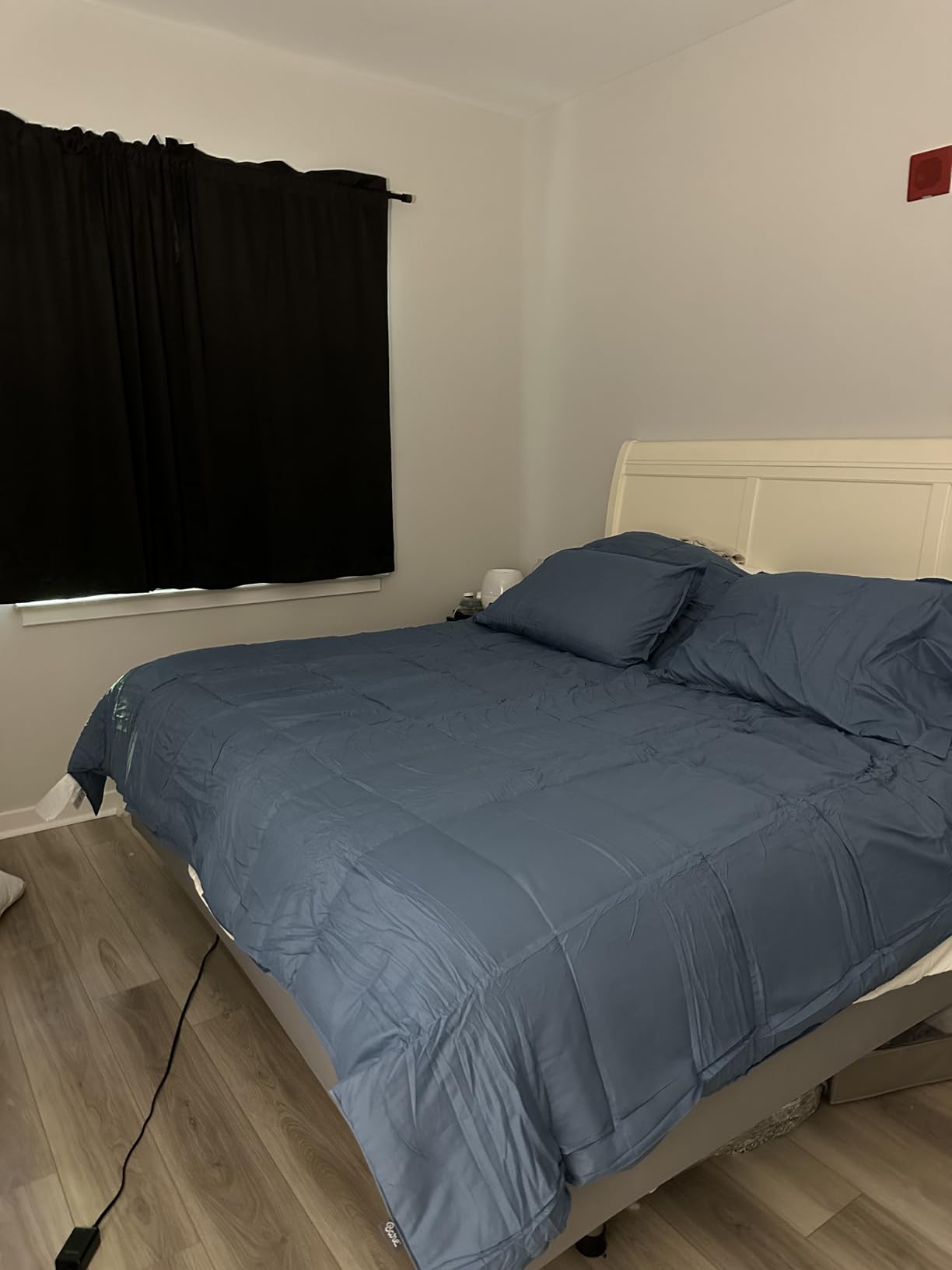 Bare Home Queen Comforter Set - 1800 Ultra Soft (Queen, Light Grey) customer photo 2