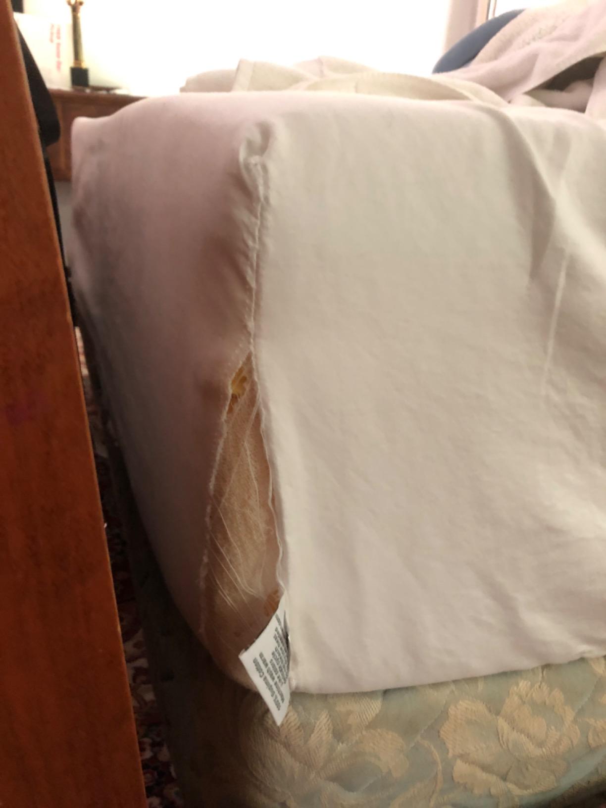 Threadmill 1200 Thread Count Supima Cotton Queen Sheet Set, Sateen, White customer photo 1