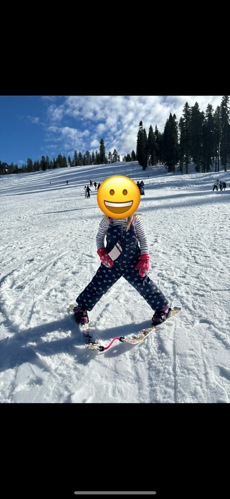 SOLA Kids Ski Set - Beginner Cross Country Skis with Poles and Adjustable Bindings for Ages 3-4, Backyard Winter Fun customer photo 2