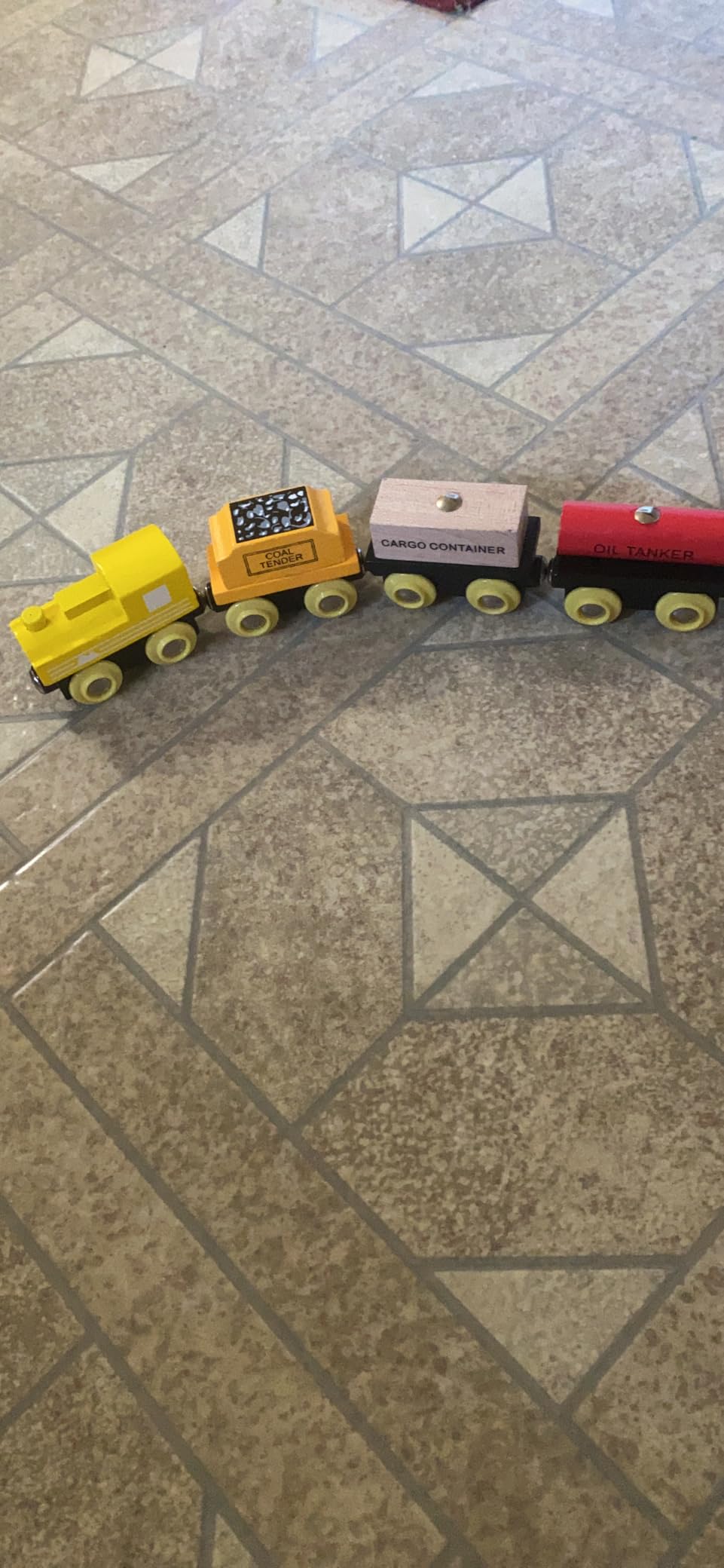 Wooden Train Set 12 PCS - Train Toys Magnetic Set Includes 3 Engines - Toy Train Sets For Kids Toddler Boys And Girls - Compatible With All Major Brands - Original - By Play22 customer photo 2