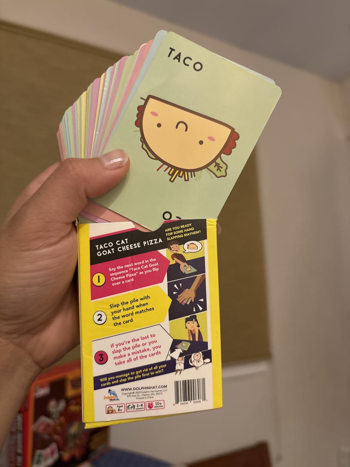 Taco Cat Goat Cheese Pizza Card Game by Taco Cat Games, Age 7+, 2-8 Players customer photo 1