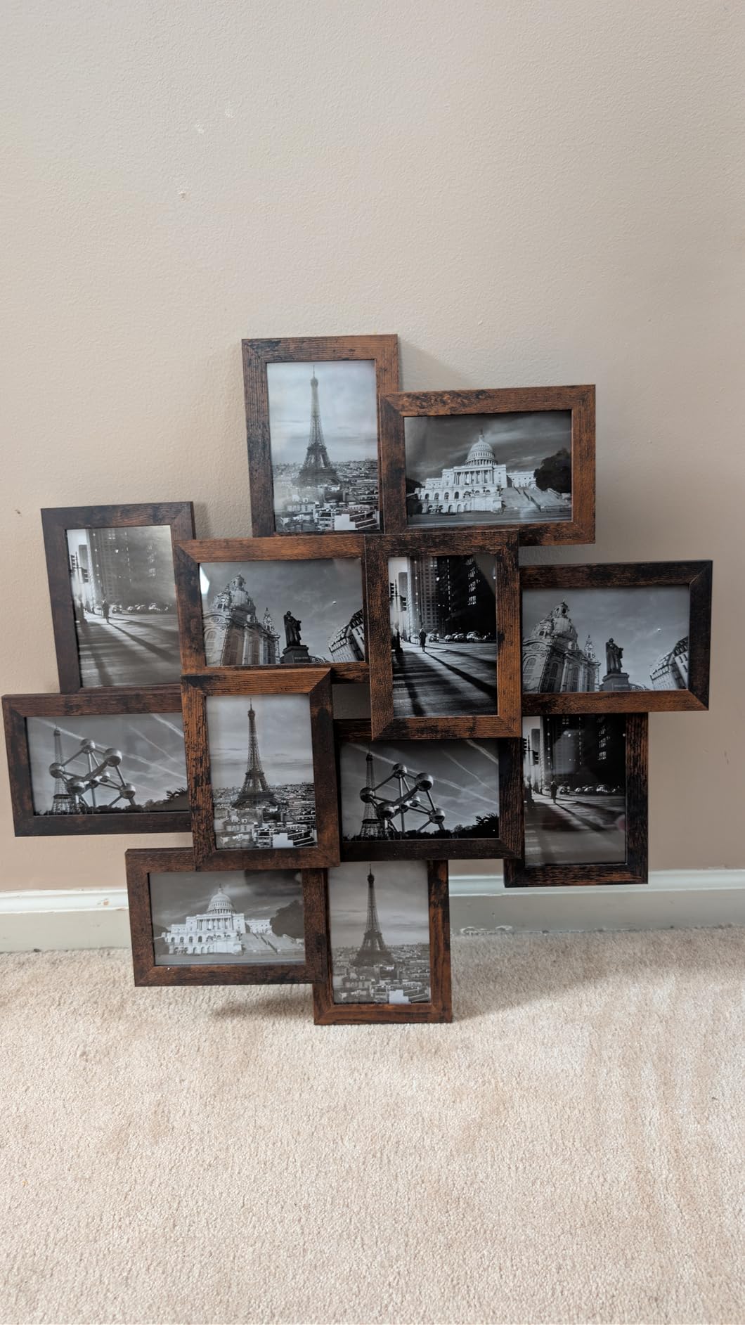 SONGMICS 12-Pack 4 x 6 Collage Picture Frames with Glass Front customer photo 1