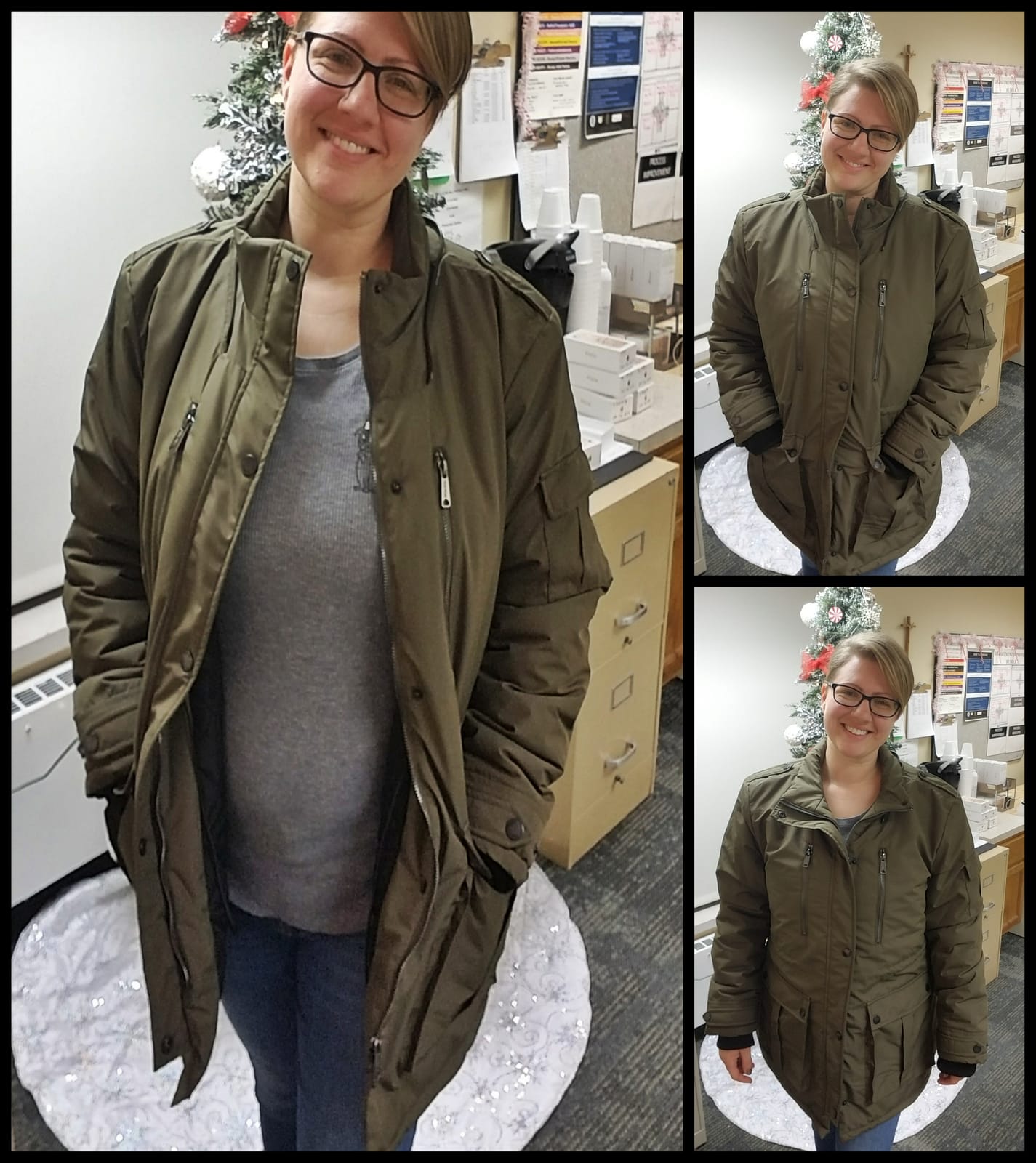 wantdo Women's Quilted Winter Coat Warm Puffer Jacket Thick Parka with Hood customer photo 2