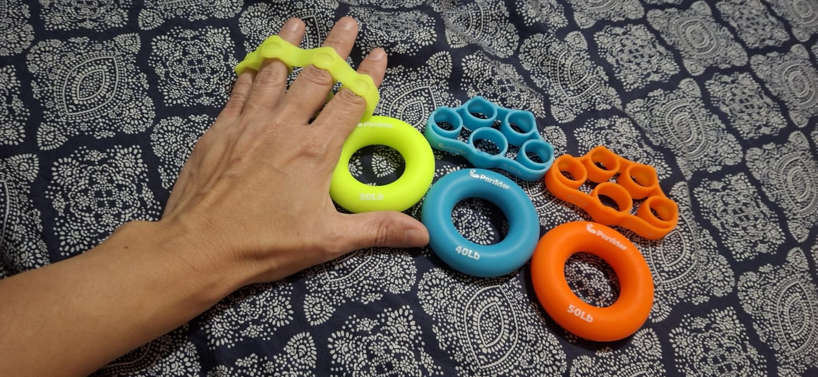 Pnrskter Hand Grip Strengthener, Finger Exerciser, Grip Strength Trainer customer photo 2