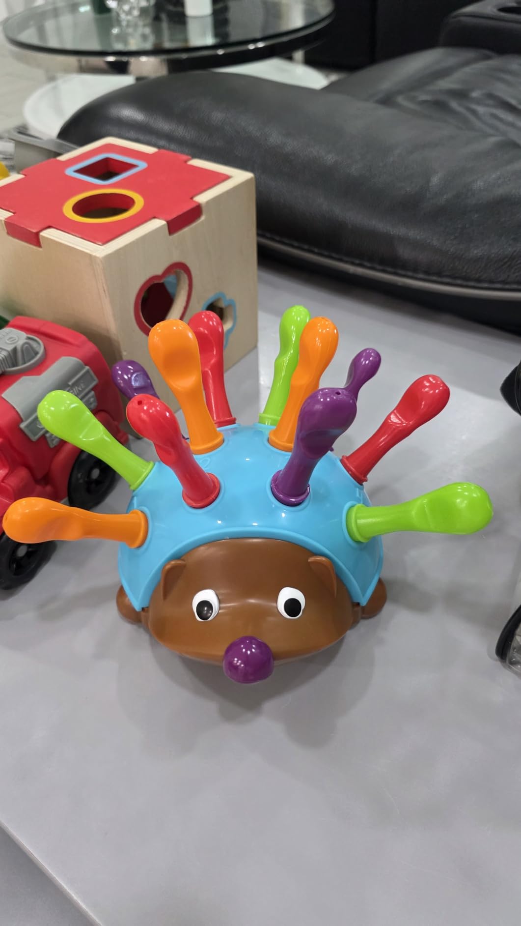 Learning Resources Spike The Fine Motor Hedgehog - Toddler Montessori Toys, Stacking Shape, Gifts for Boys and Girls, Sorting and Matching Skill Activities, Educational Games, Kindergarten customer photo 1