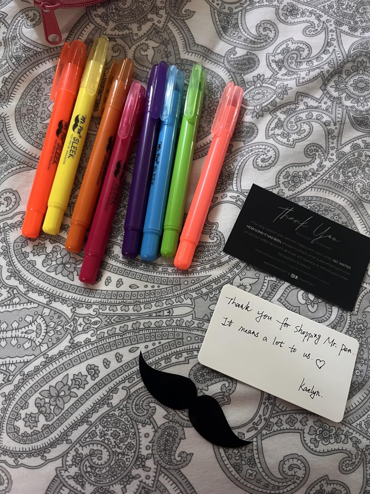 Mr. Pen- No Bleed Gel Highlighters, Vibrant Colors, 8 Pack customer photo 2