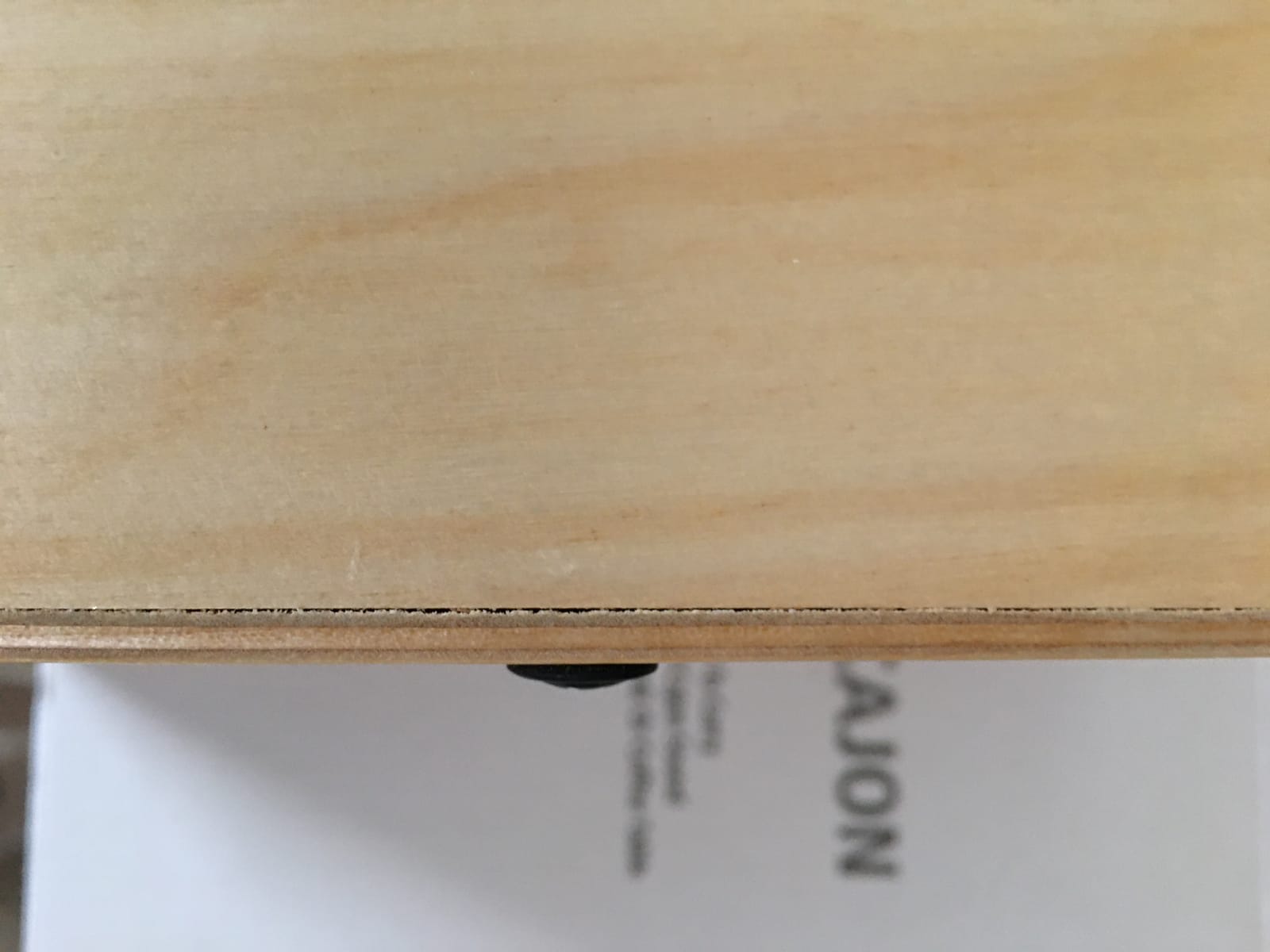 Meinl Mini Cajon Box Drum with Internal Snares - MADE IN EUROPE - Baltic Birch Frontplate/Almond Birch Body, Miniature Size, 2-YEAR WARRANTY (MC1AB-B) customer photo 2