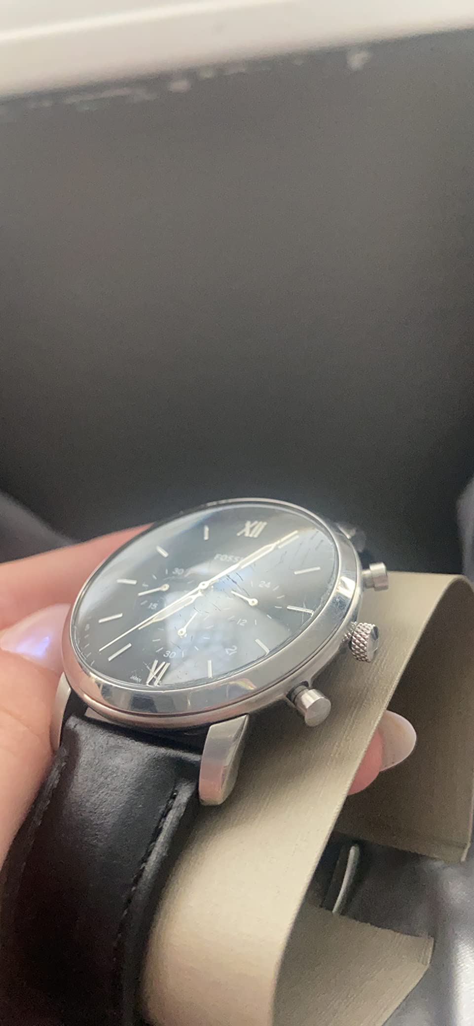 Fossil Men's Watch, Neutra Quartz Stainless Steel Chronograph Watch for Men customer photo 1