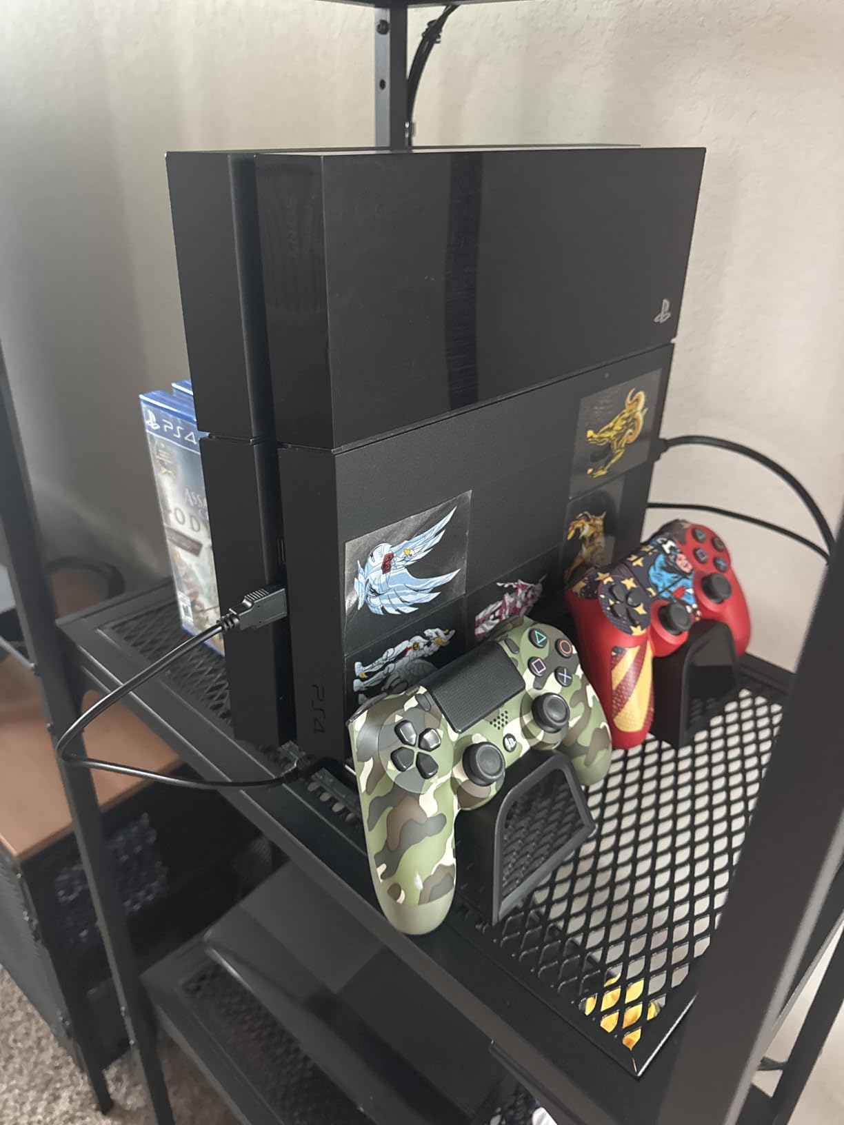 OIVO PS4 Stand for PlayStation 4 Console, Cooling Station for PS4 Slim/Pro/PlayStation 4 Consoles, Pro Vertical Stand with 12 Game Slots customer photo 1