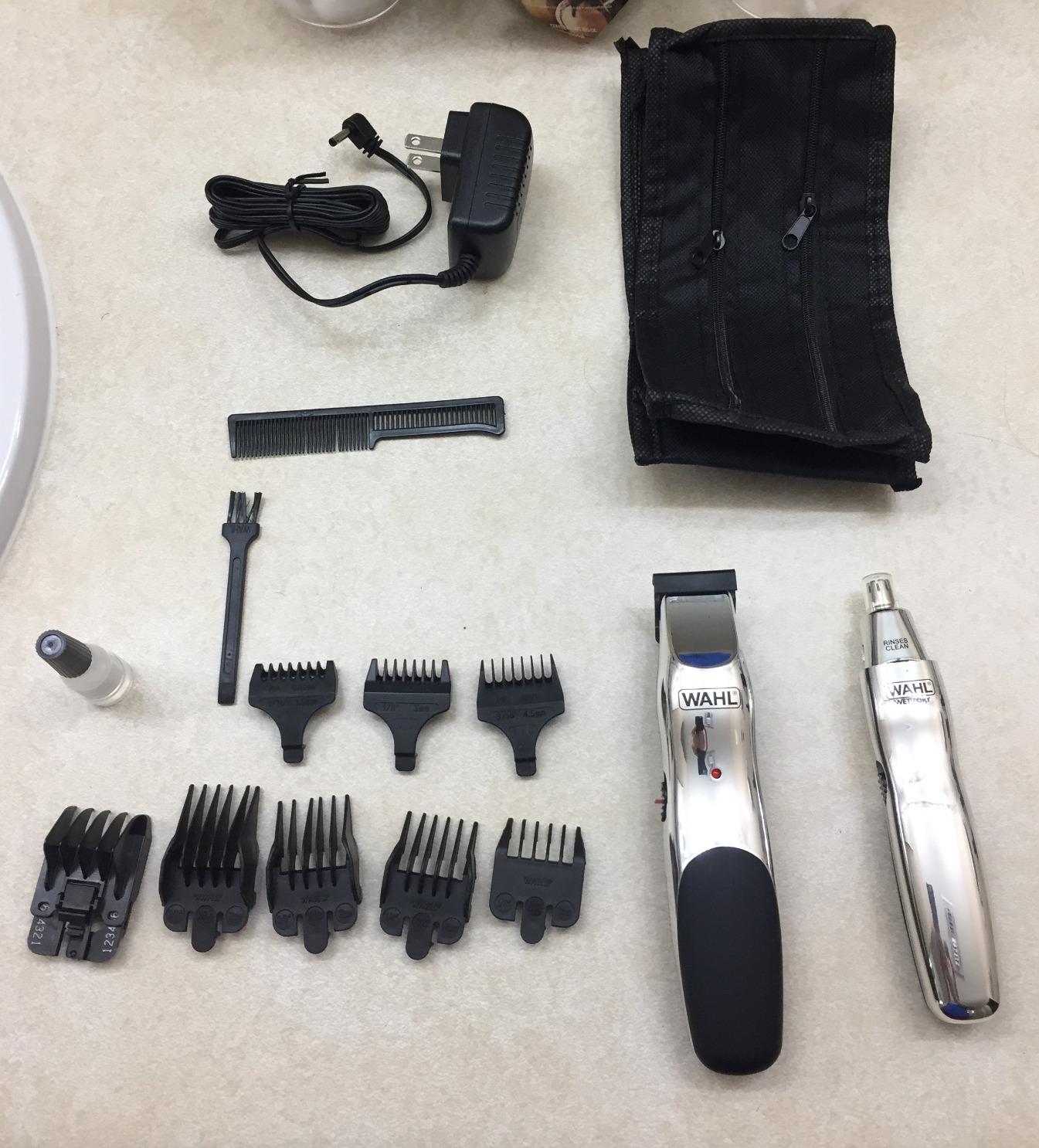 Wahl Groomsman Rechargeable Beard Trimmer Kit & Bonus Battery Nose Trimmer | Trim Beards & Mustaches With The Rechargeable Trimmer And Nose Hair With The Bonus Battery Wet/Dry Trimmer - Model 5622V customer photo 2