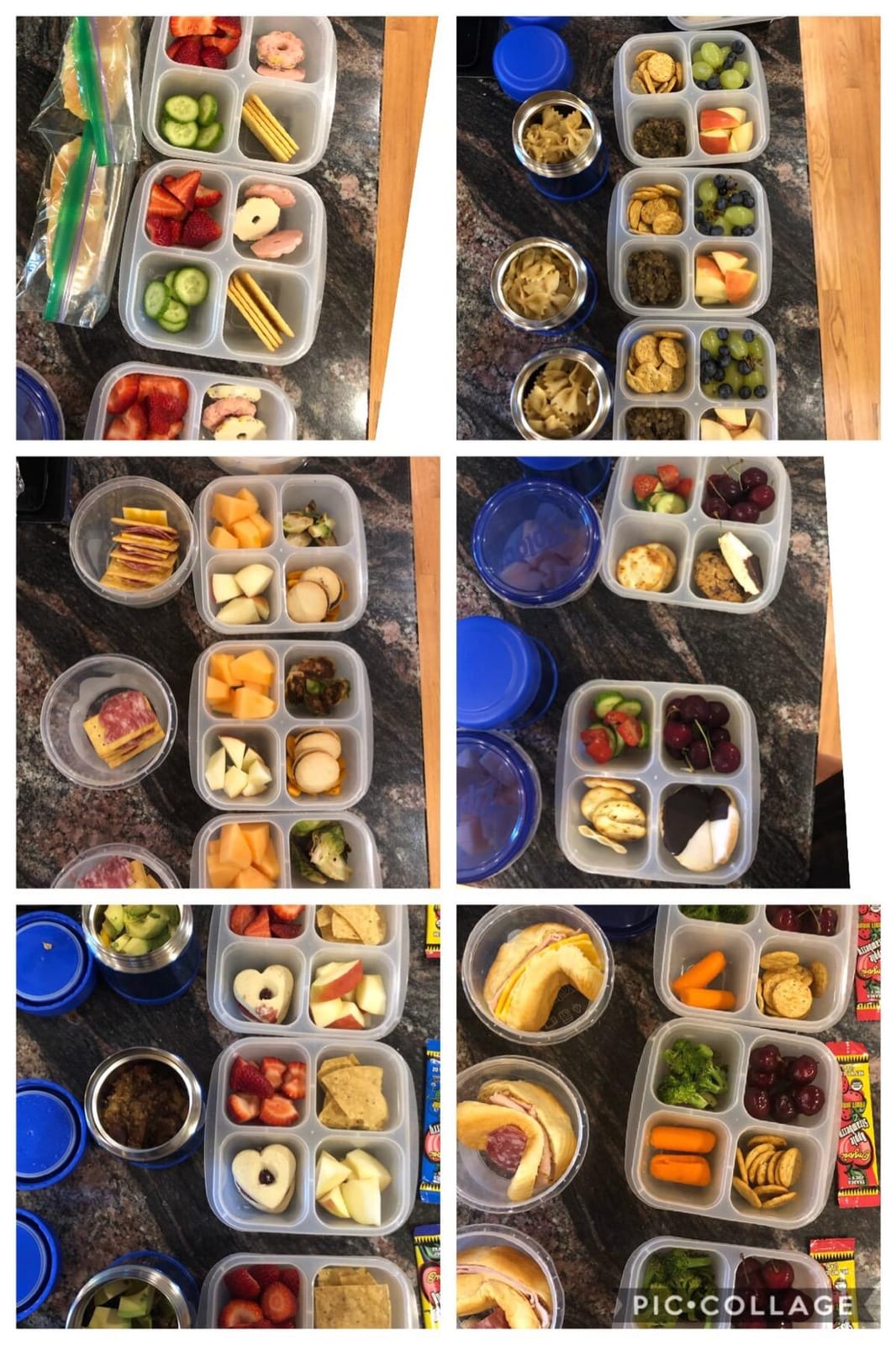 Bentgo Easyboxes 4-Compartment Snack Containers - 8-Piece Set with 4 Trays & 4 Custom-Fit Lids to Seal in Freshness - Reusable Food Storage & Meal Prep Bento BPA-Free Containers (Brights 4-Pack) customer photo 1