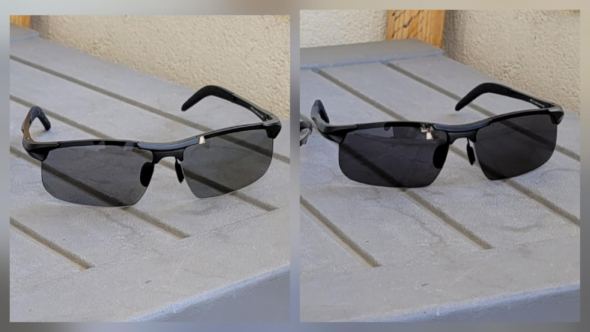 TJUTR Mens Photochromic Sunglasses Day & Night Driving Z87 Safety Glasses customer photo 2