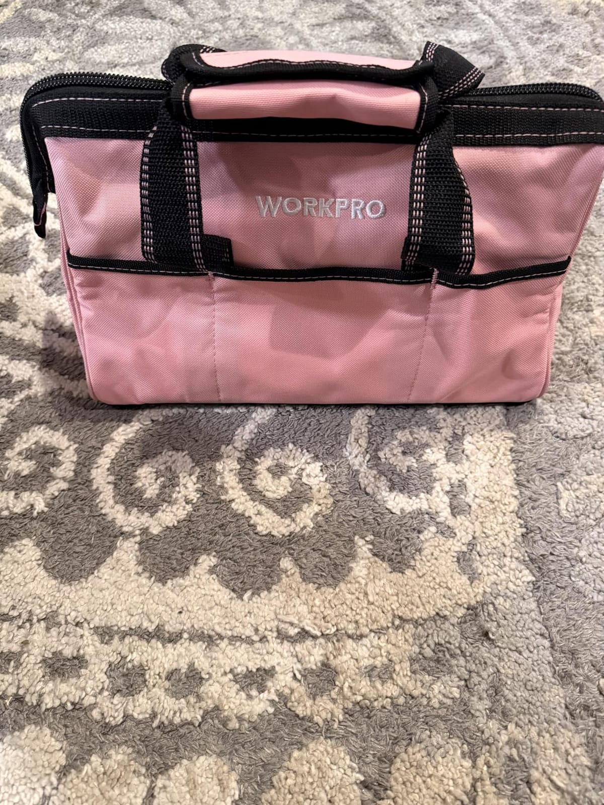 WORKPRO 13-inch Tool Bag, Wide Mouth Tool Tote with Inside Pockets customer photo 1