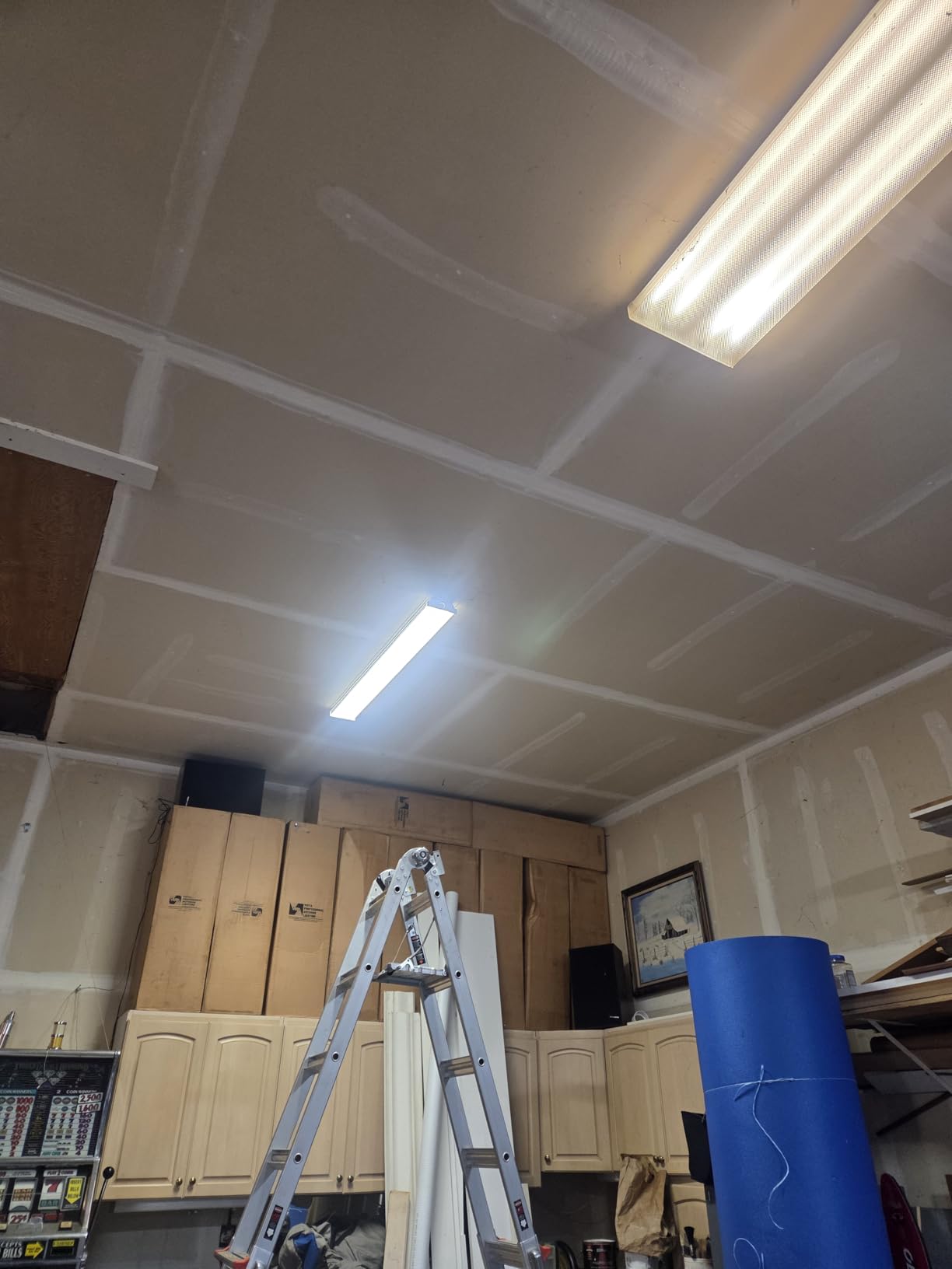 FAITHSAIL 4FT LED Wraparound 40W 4 Foot LED Shop Lights for Garage, 4400lm 4000K Neutral White, Wrap Light, 48 Inch Light Fixtures Flush Mount Office Ceiling Lighting, Fluorescent Tube Replacement customer photo 1