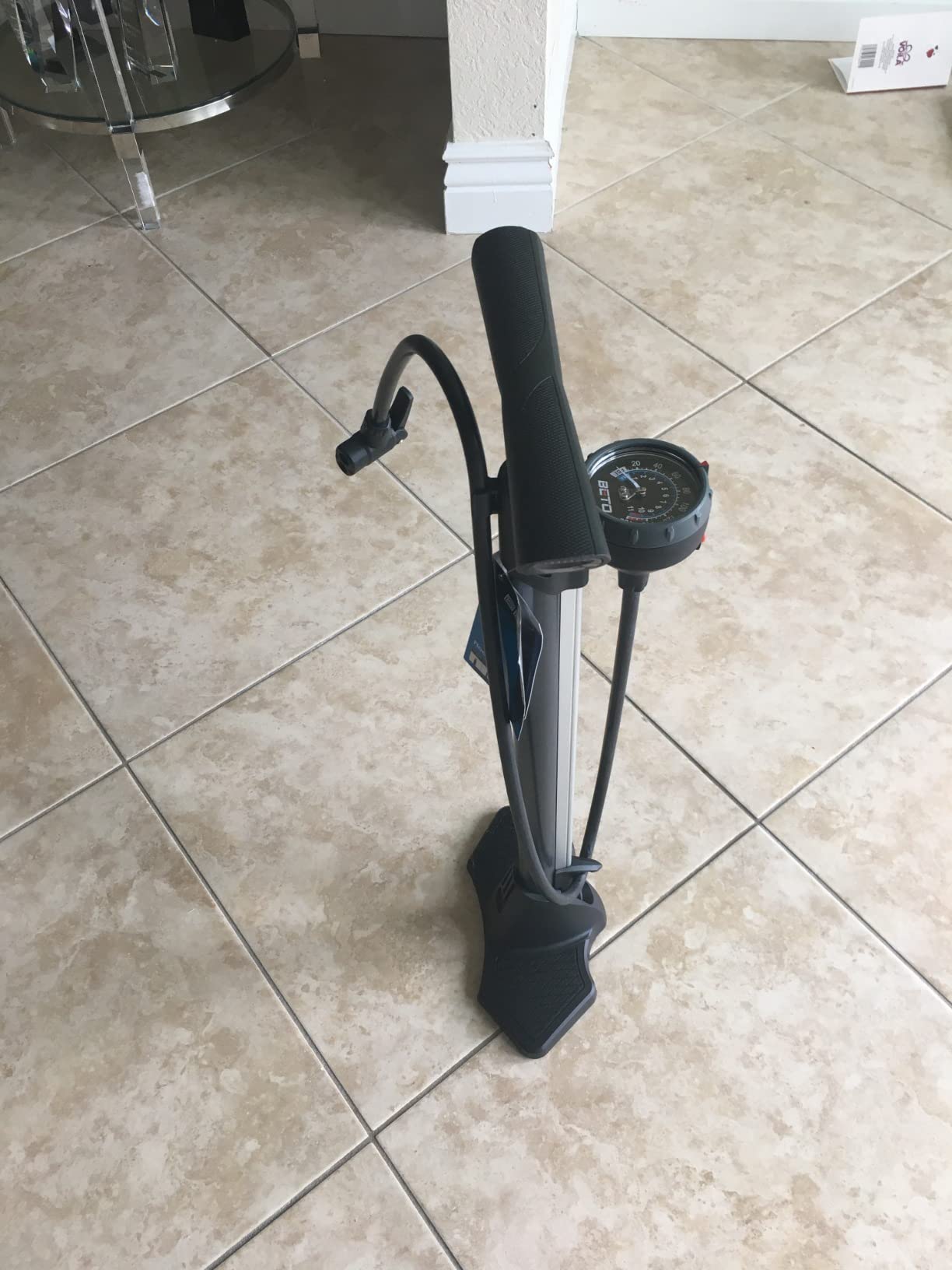 Beto Bike Pump Portable with Presta Schrader Dunlop Valve Universal 160 Psi customer photo 1