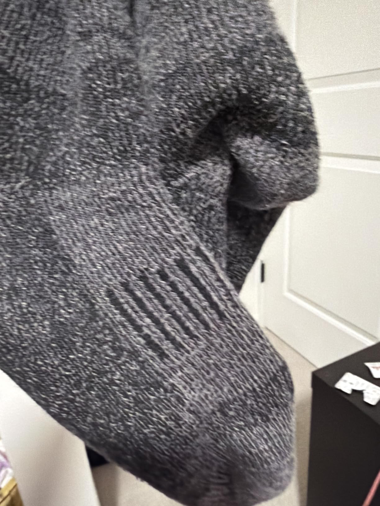 Time May Tell Mens Merino Wool Hiking Cushion Socks Thermal Warm Boot Socks | Moisture-Wicking,Breathable &Comfortable,Winter Crew Socks for Outdoors, 2/4 Pairs,Size 5-13 customer photo 1