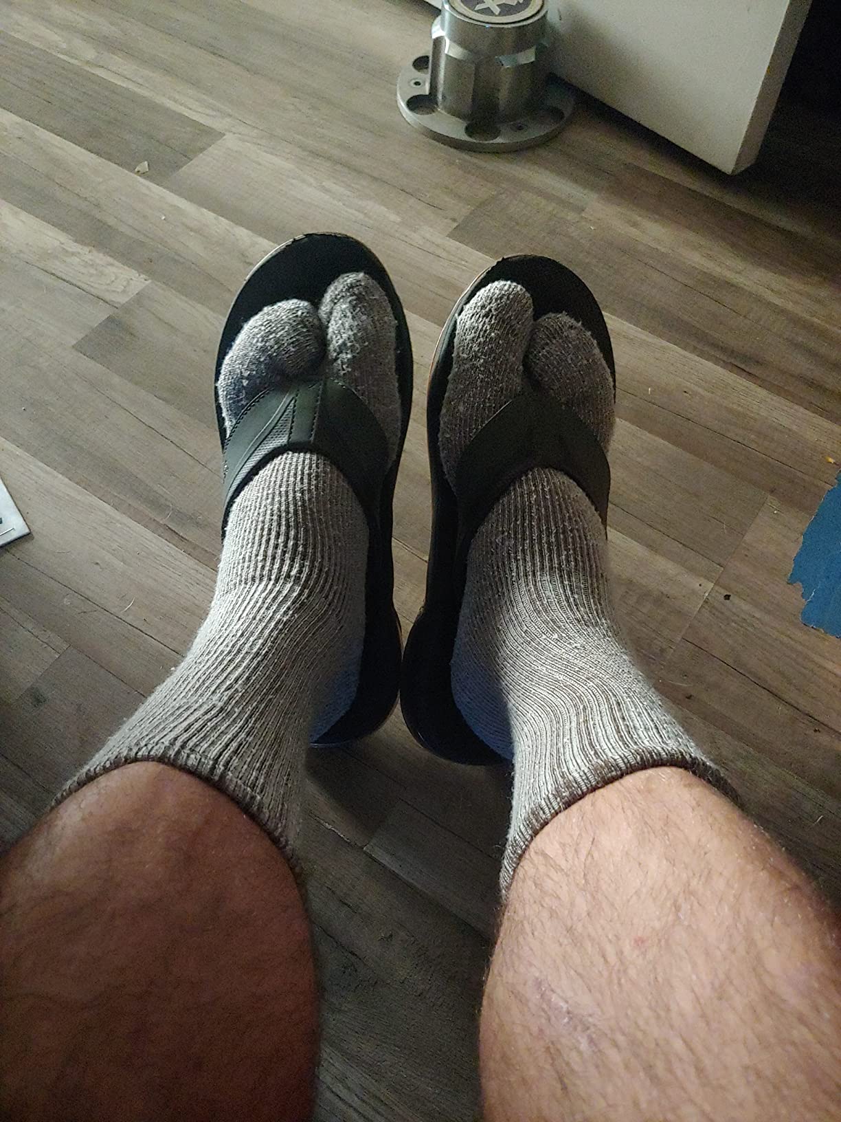 Time May Tell Mens Merino Wool Hiking Cushion Socks Thermal Warm Boot Socks | Moisture-Wicking,Breathable &Comfortable,Winter Crew Socks for Outdoors, 2/4 Pairs,Size 5-13 customer photo 2
