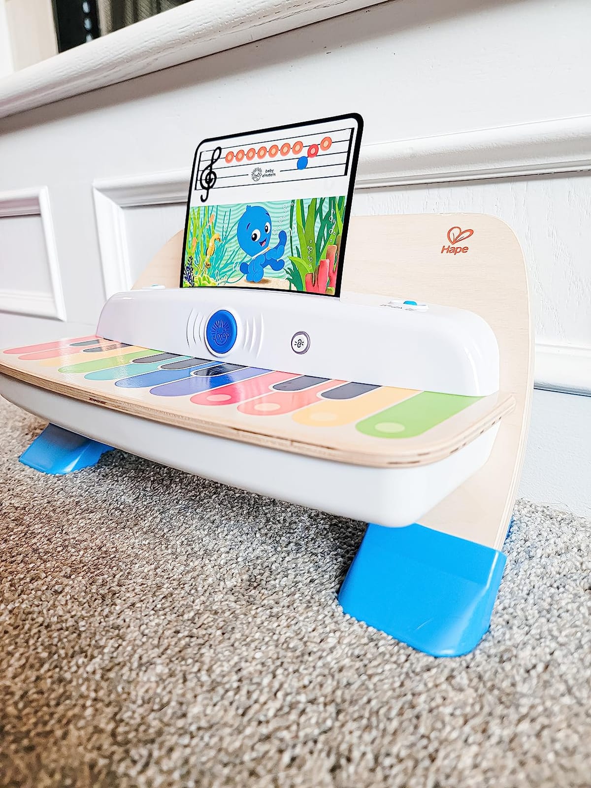 Baby Einstein and Hape Magic Touch Piano Wooden Musical Toddler Toy, Age 6 Months and Up customer photo 2