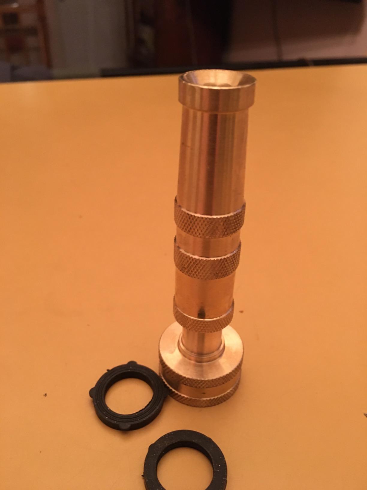 Twinkle Star Heavy-Duty Brass Adjustable Twist Hose Nozzle, 2 Pcs customer photo 1