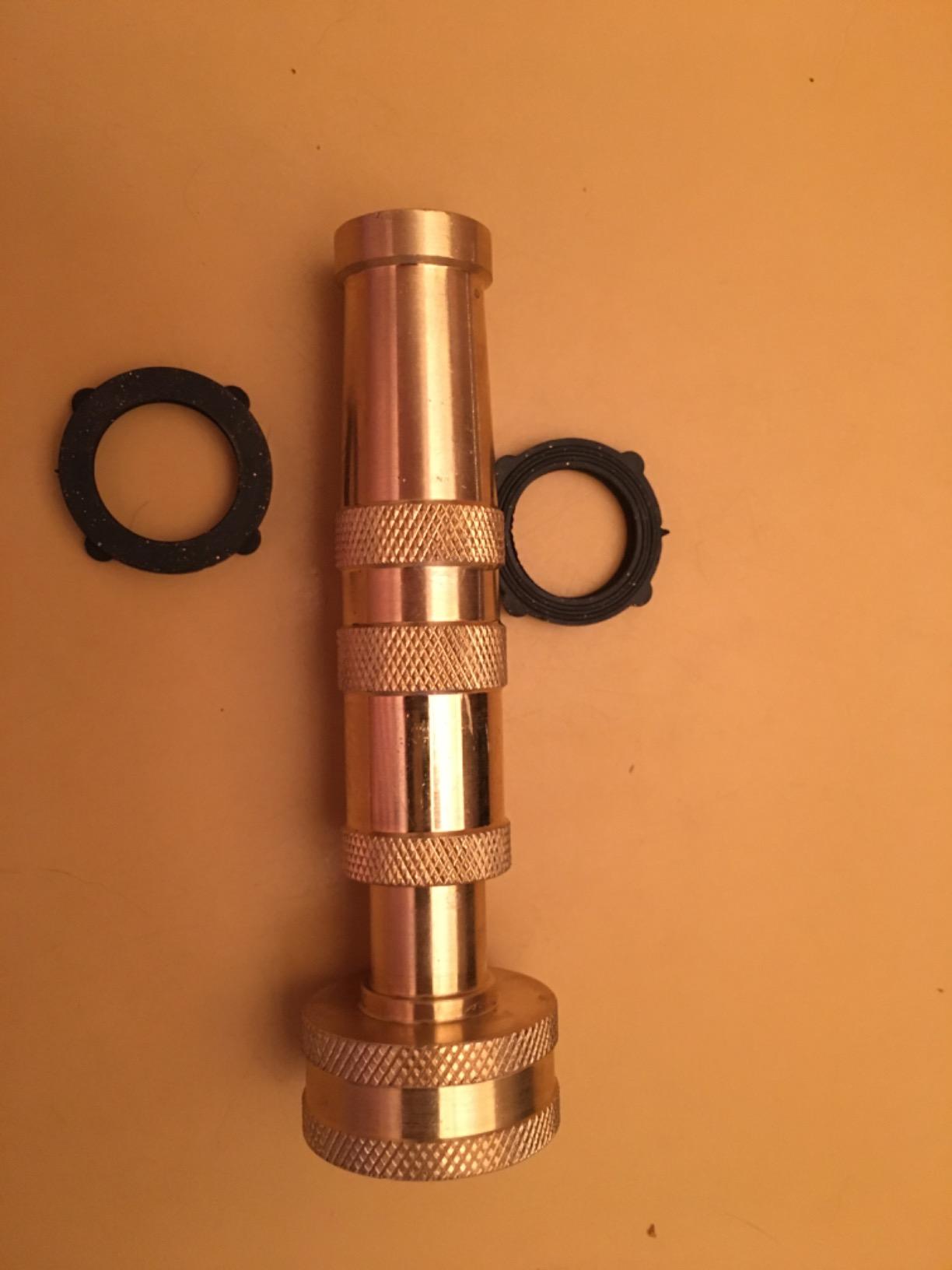 Twinkle Star Heavy-Duty Brass Adjustable Twist Hose Nozzle, 2 Pcs customer photo 2