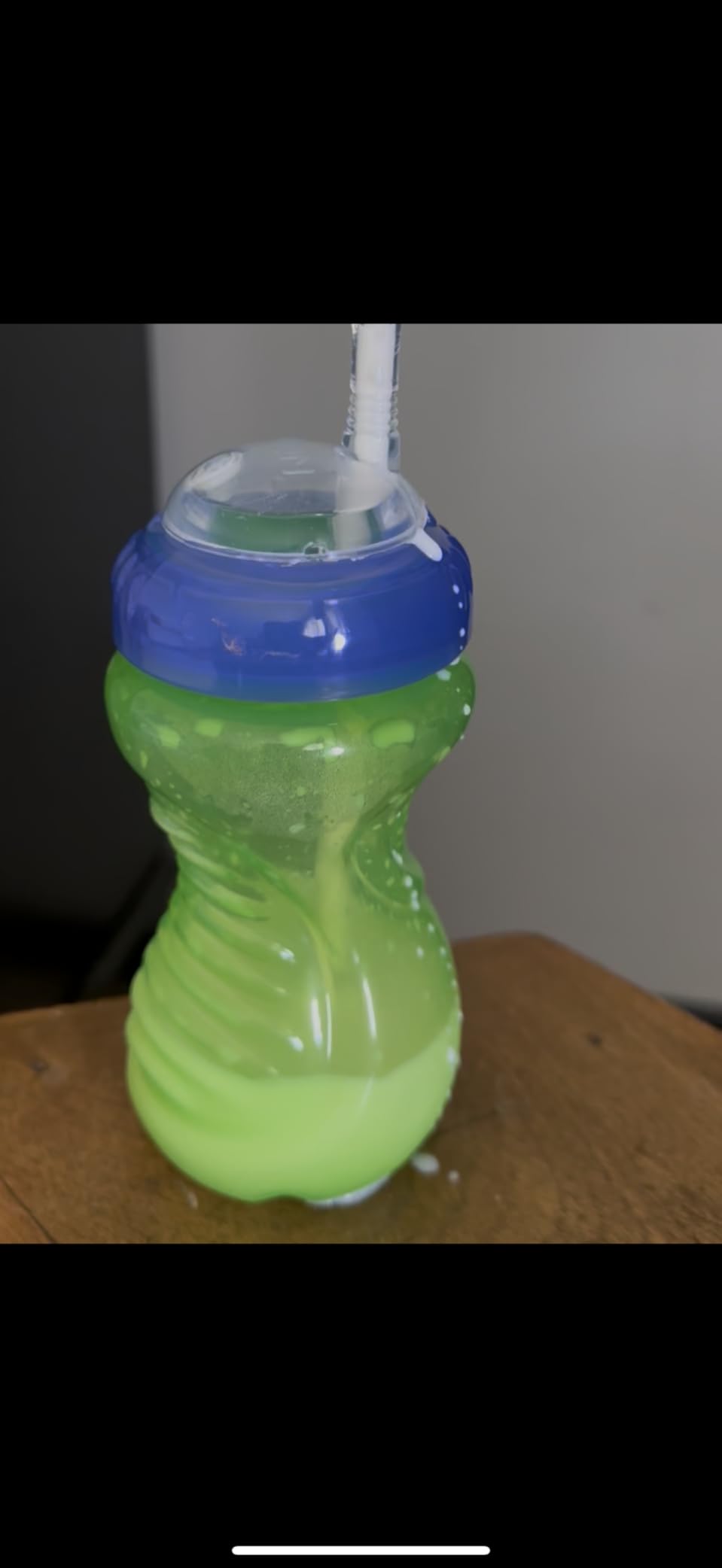 Nuby No-Spill Sippy Cup with Flex Straw - (3-Pack) 10-Ounce Bottles - Sippy Cups for Toddlers 12+ Months - Neutral Color Training Cups for Toddlers customer photo 2