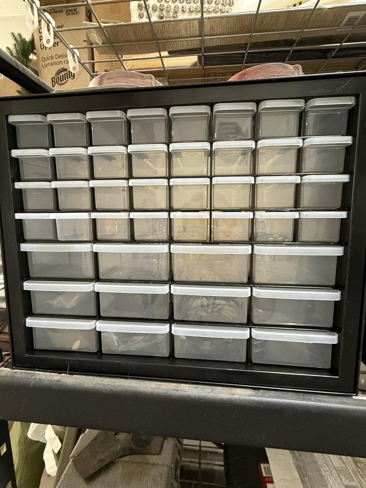 IRIS USA 44-Drawer Small Parts Storage Cabinet, Crafts, Made in USA, Black customer photo 2