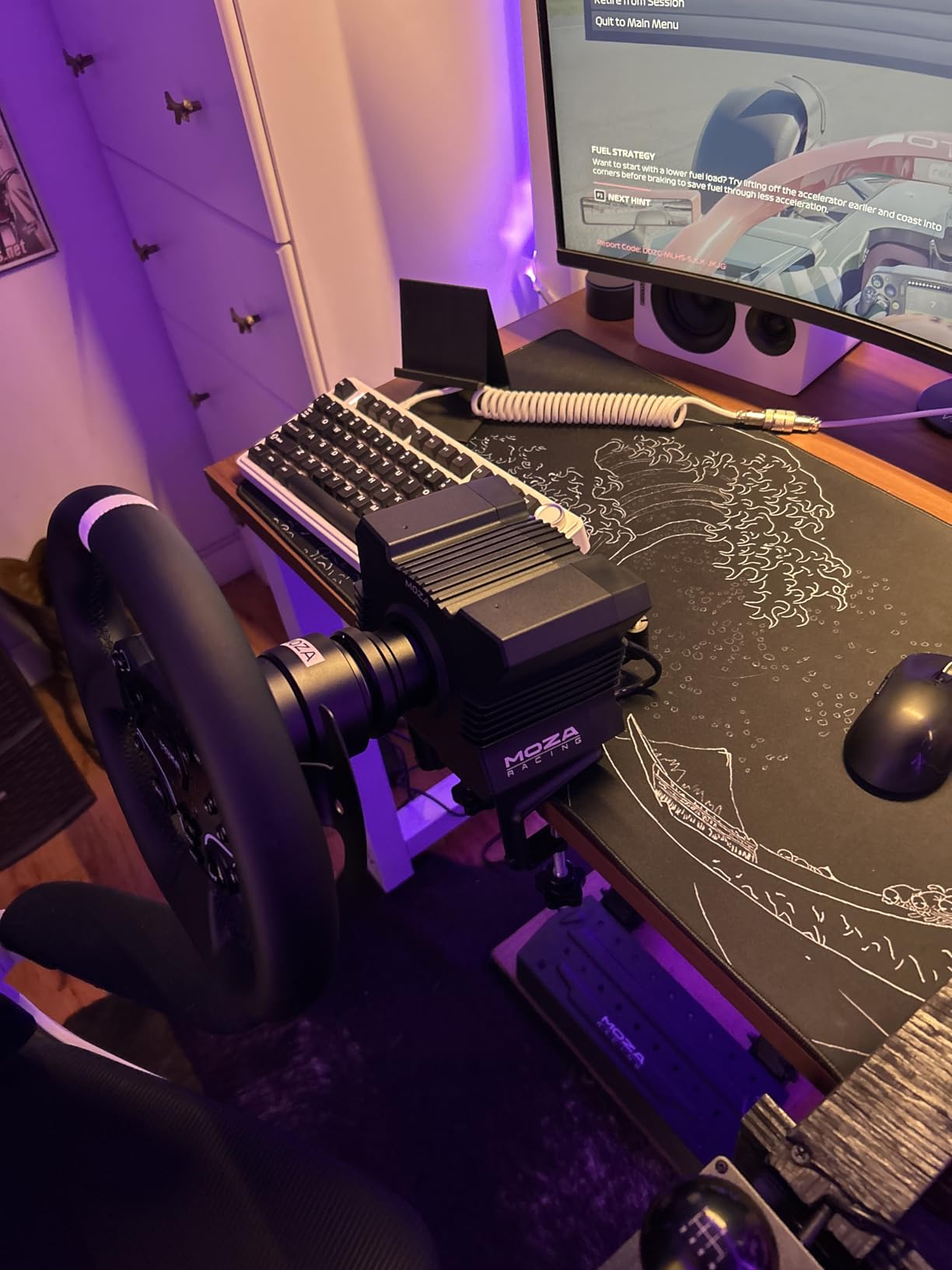 MOZA R5 Bundle Racing Wheel, Direct Drive Base, Pedals Simulator Kit for PC customer photo 2
