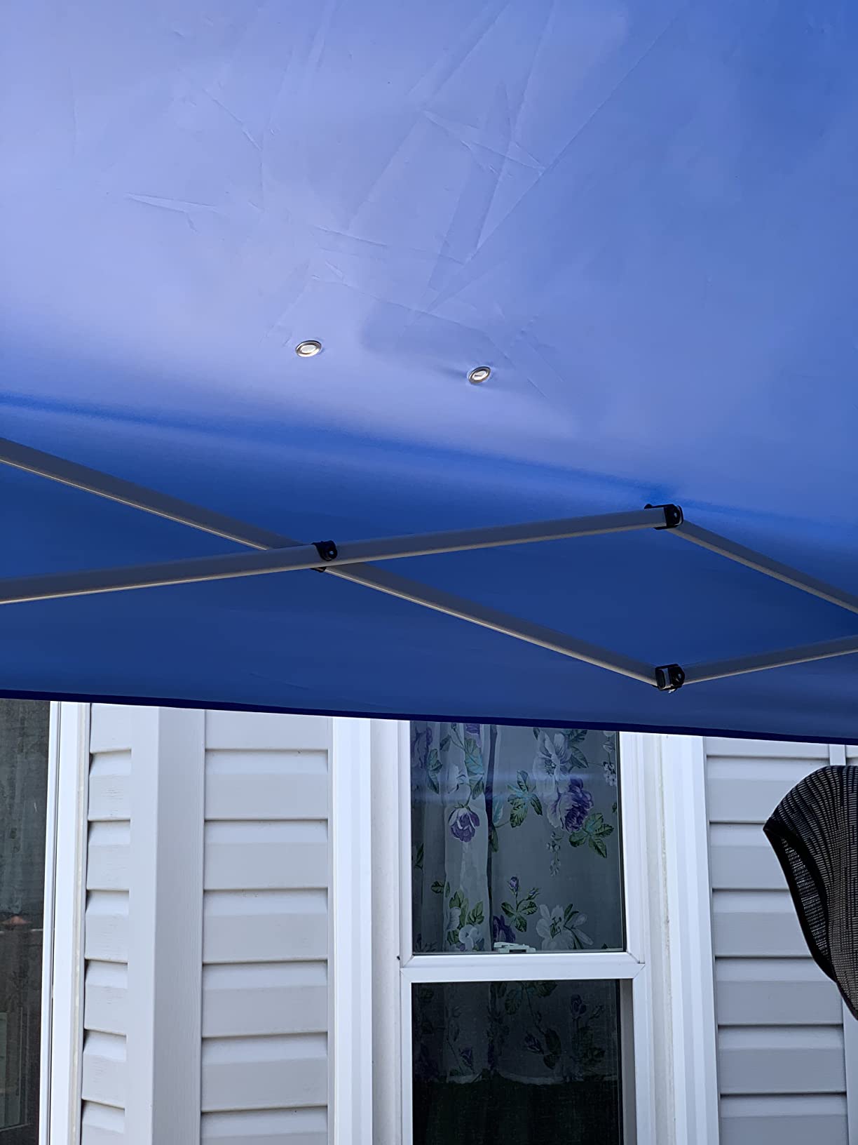 CROWN SHADES 10x10 Pop Up Canopy Tent with One Push Setup, Black customer photo 1
