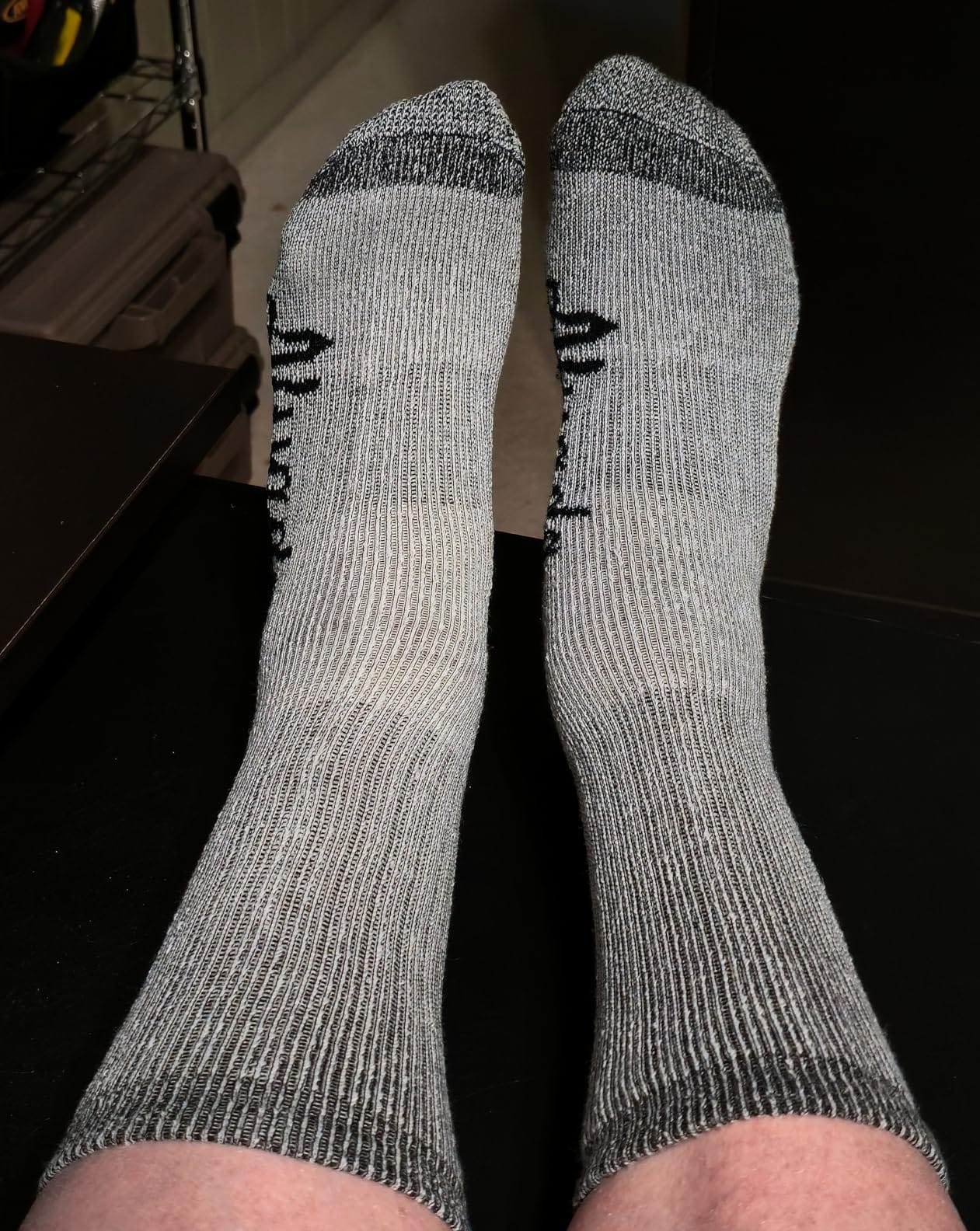 Alvada Mens Merino Wool Crew Socks Thermal and Warm Socks for Winter Work Hiking Running 3 Pairs customer photo 1