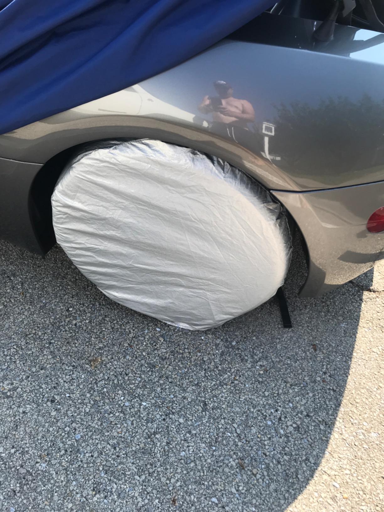 Kayme Rv Tire Covers Set of 4 Fit 27-29 Inch Tire Diameter (L Model T3) customer photo 1