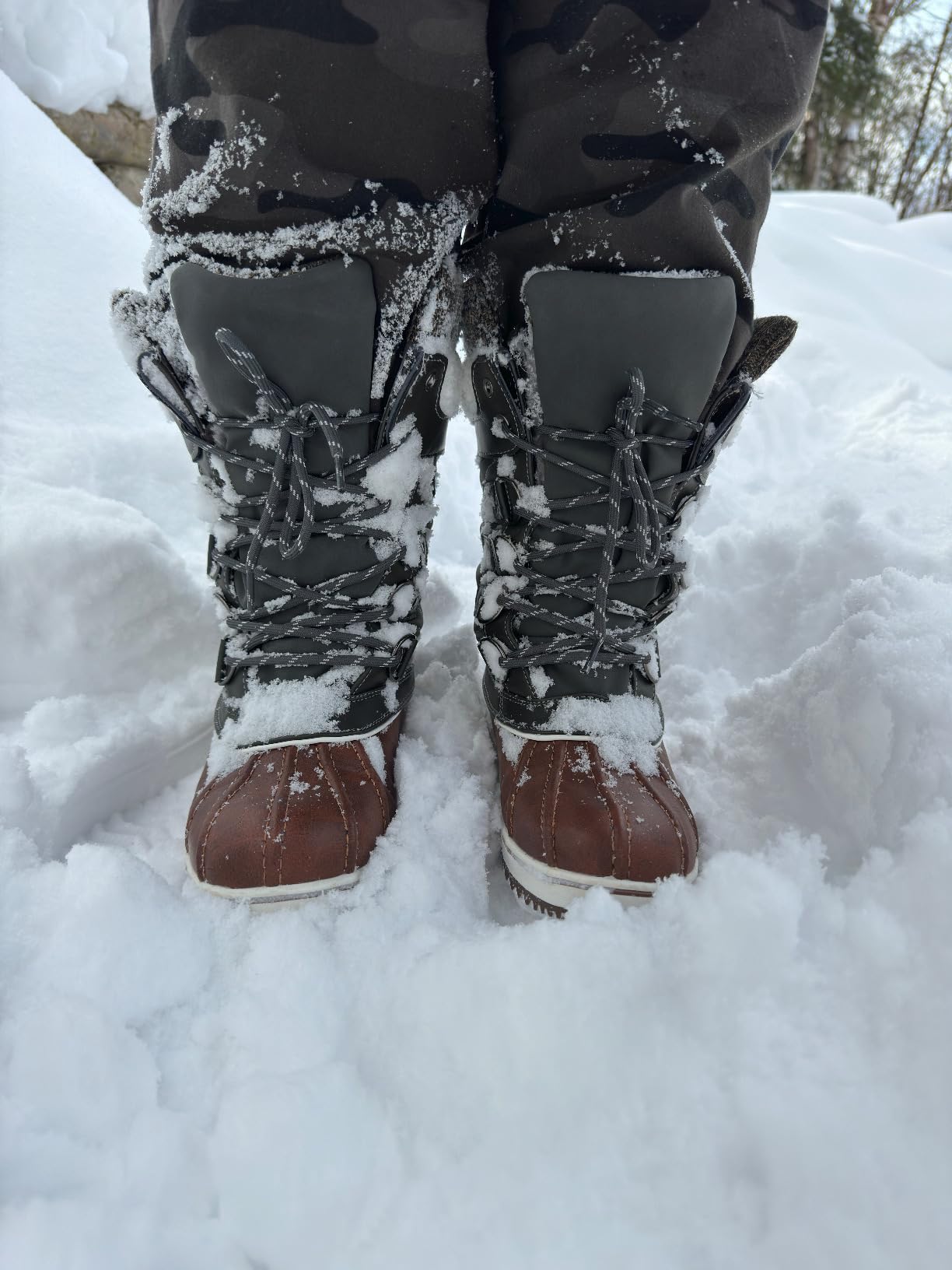 DREAM PAIRS Women's Waterproof Winter Snow Boots customer photo 2