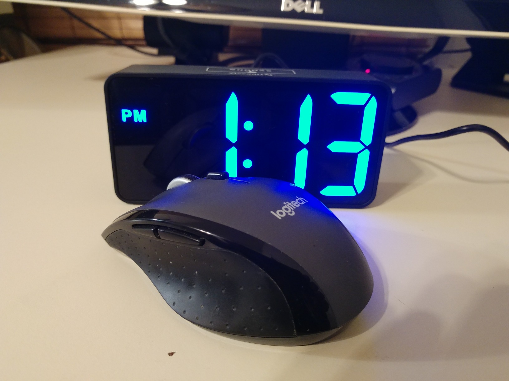 DreamSky Small Digital Alarm Clock for Bedroom, Large Big Numbers Display customer photo 1