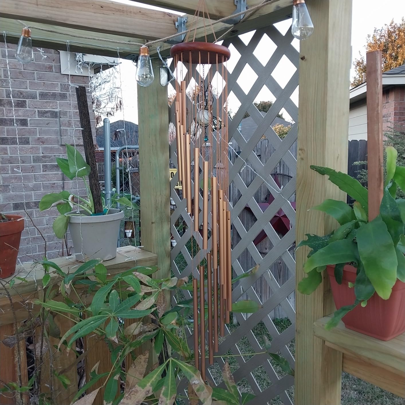 SuninYo Wind Chimes for Outside,Memorial Windchimes Outdoor Clearance,36 inches Memorial Wind Chimes with S Hook for Home Garden Decoration customer photo 1