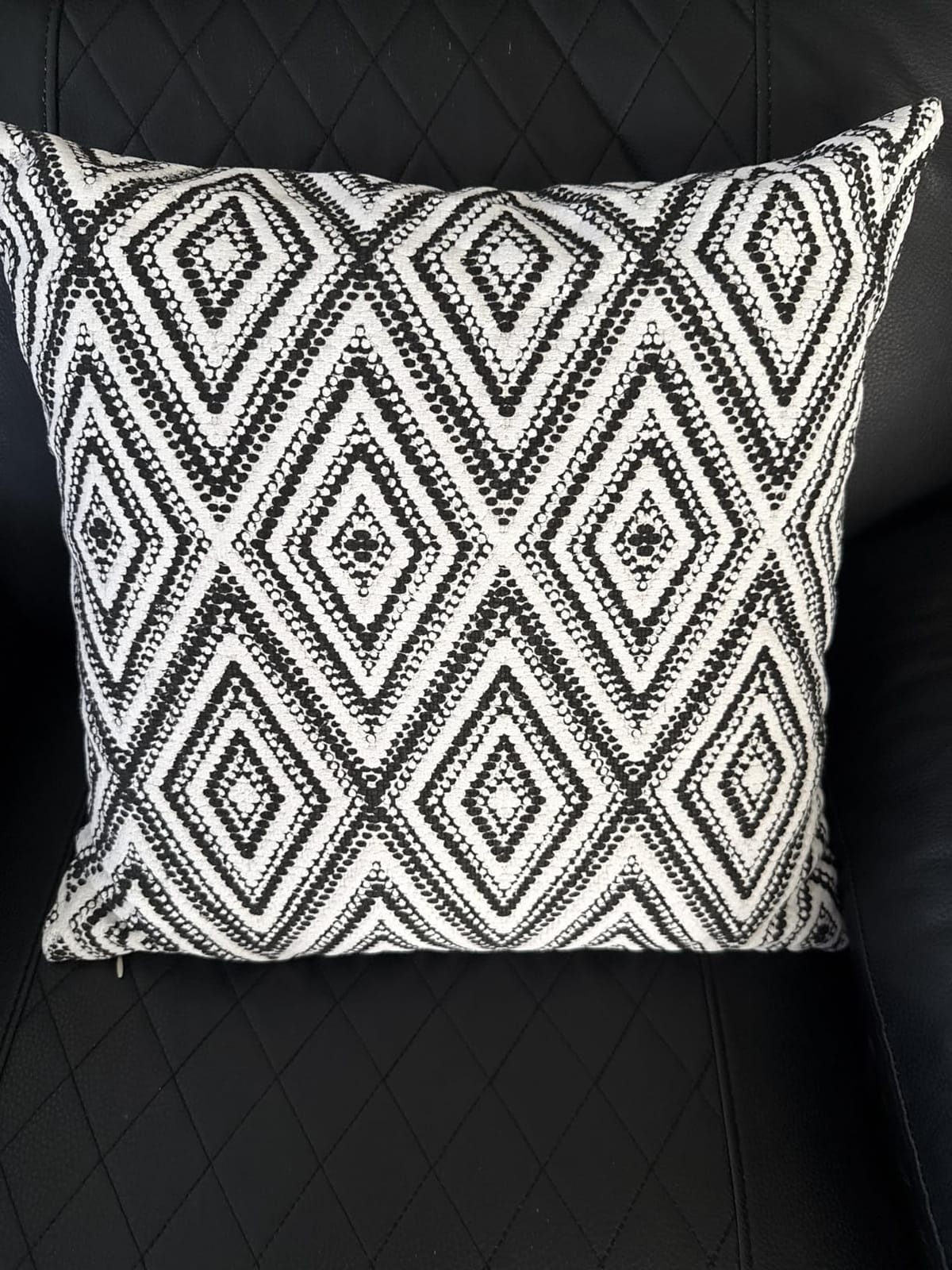 HPUK Throw Pillow Covers 18x18, Set of 4, Blue Textured Couch Pillow Covers customer photo 2