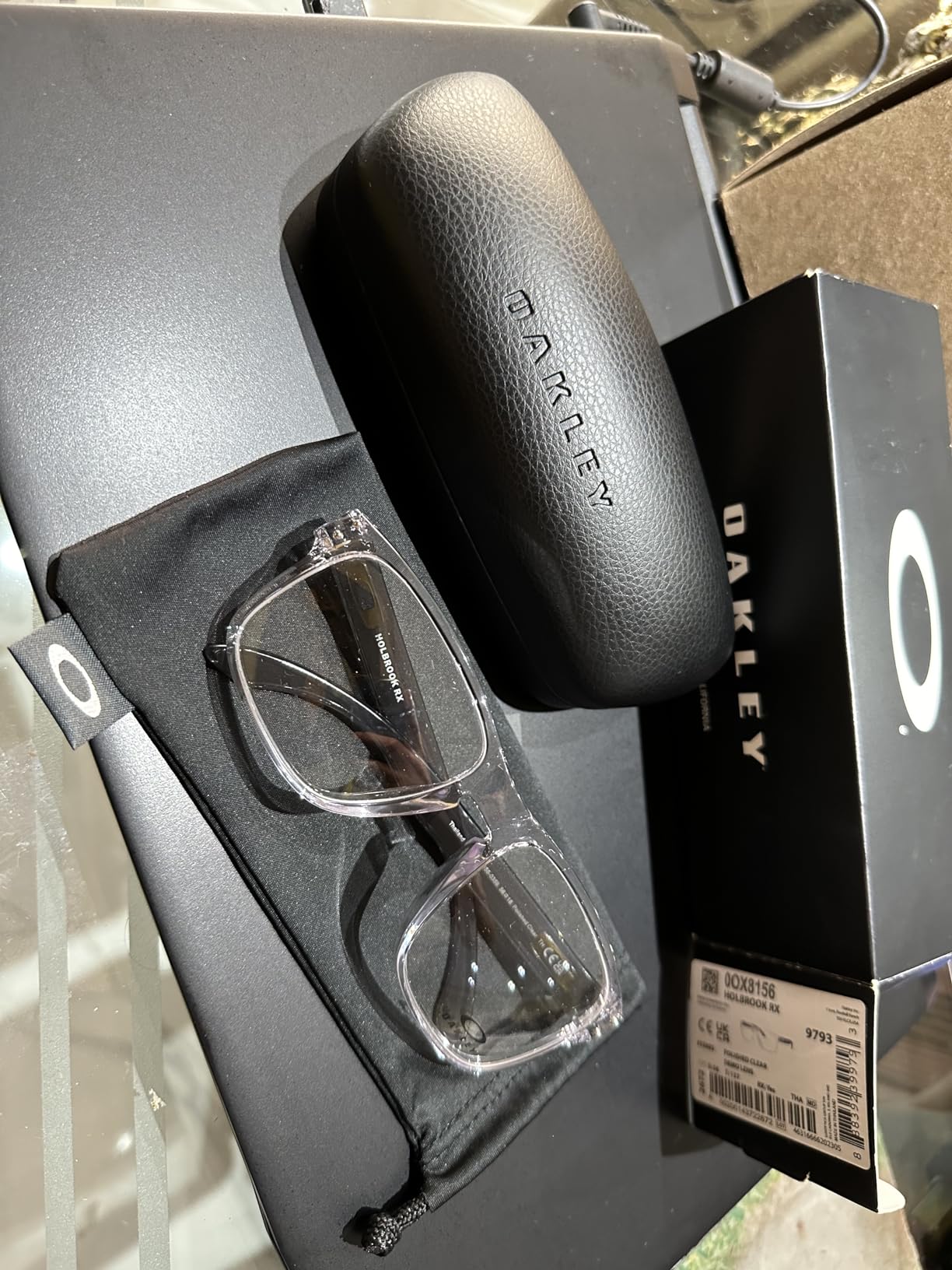 Oakley Mens OX8156 Holbrook RX Round Eyeglasses customer photo 1