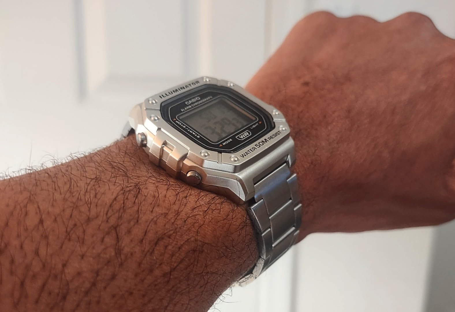 Casio W218H Series | Men’s Digital Watch | 50M WR | 1/100 Second Stopwatch | 100 SEC Chronograph | LED Backlight | Countdown Timer | Daily Alarm | Hourly Time Signal | 7 Year Battery customer photo 1
