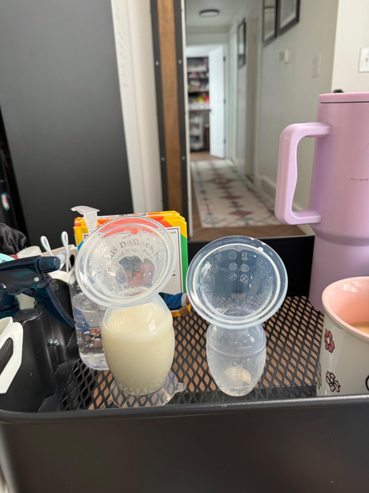 Haakaa Manual Silicone Breast Pump with Base 4 Fl Oz/100ml+Lid, Gen.2 | Natural Suction, Stable Suction Base, Silicone Cap Helps Keep Flange Clean, One-Piece Easy-Clean Design, BPA-Free customer photo 1