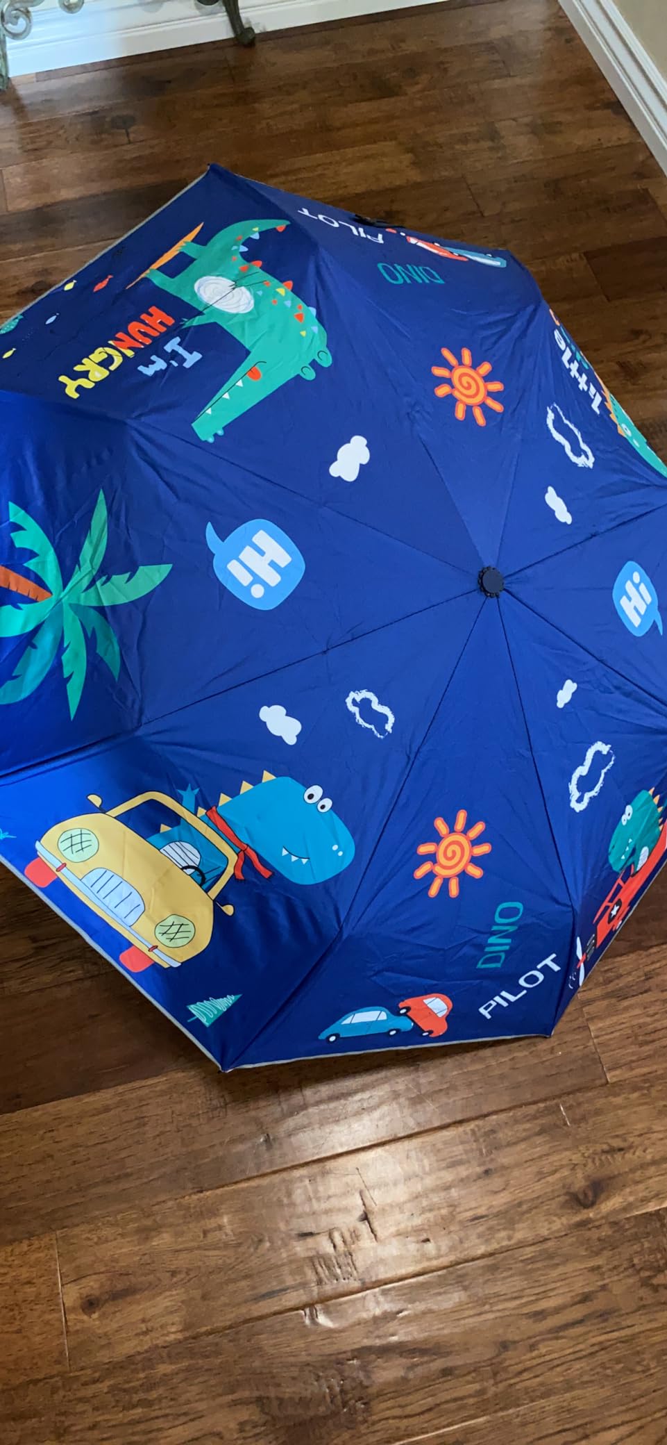 Stephen Joseph, Toddler and Little Kid Umbrella with Pinch Free Closure and Colorful Design customer photo 1