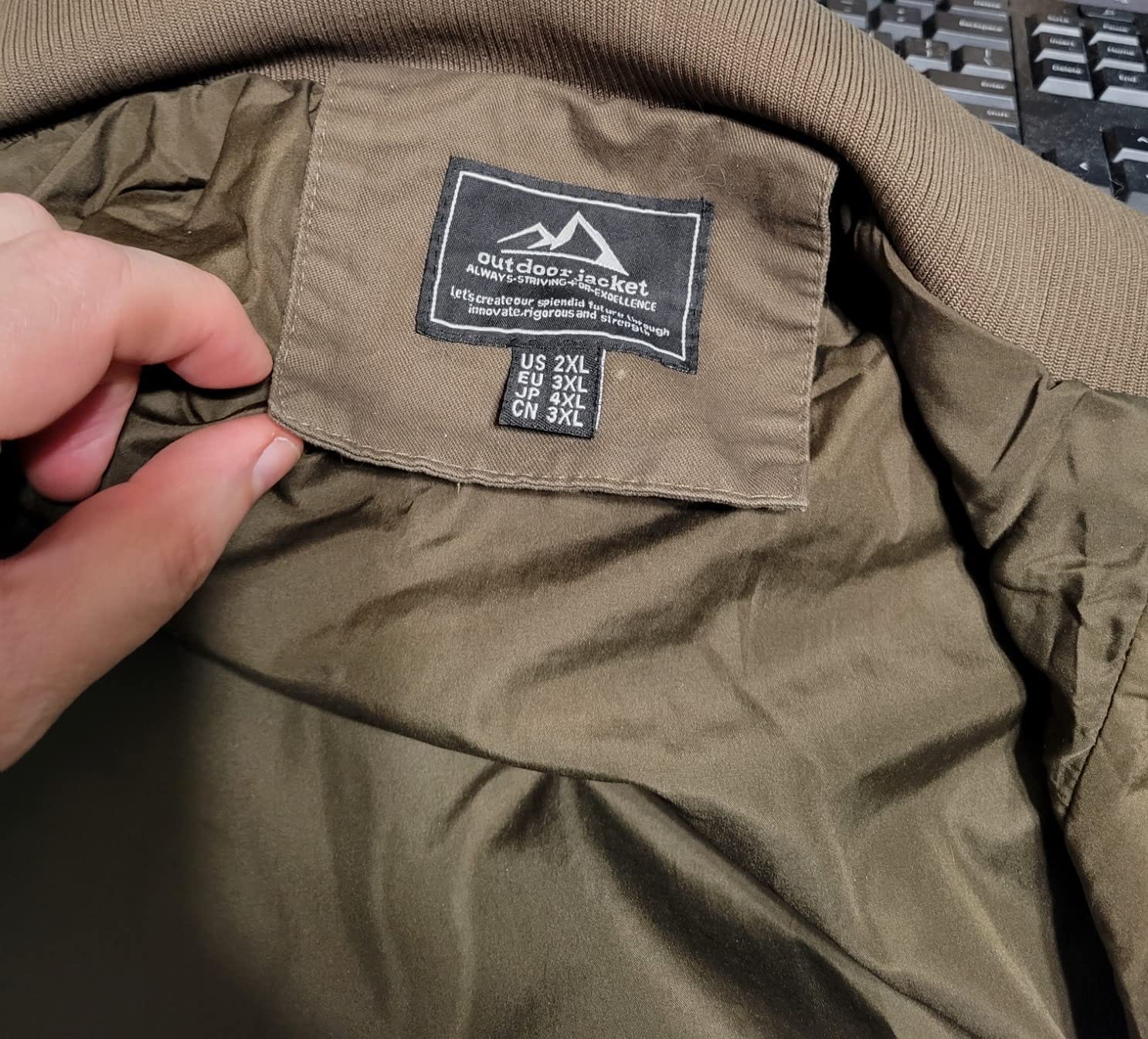EKLENTSON Men's Military Flight Jackets Cotton Multi Pocket Workwear customer photo 1