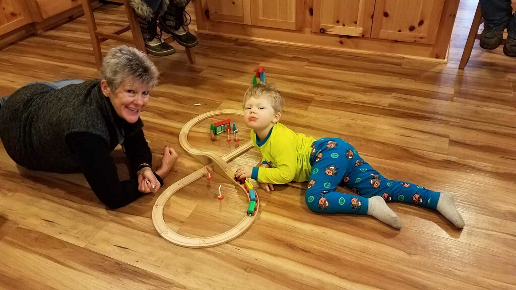 SainSmart Jr. Wooden Train Set for Toddler with Double-Side Train Tracks Fits Brio, Thomas, Melissa and Doug, Kids Wood Toy Train for 3,4,5 Year old Boys and Girls customer photo 2