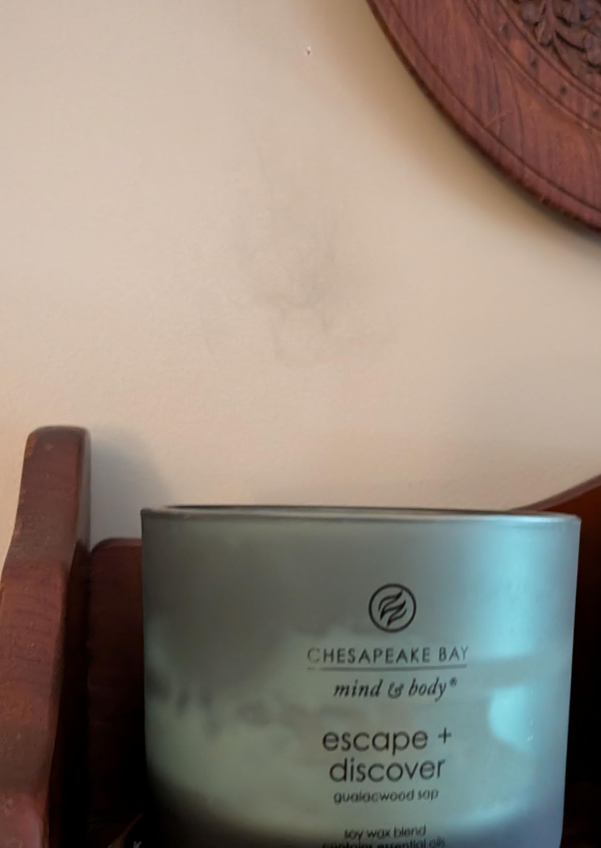 Chesapeake Bay Candle Medium Jar Scented Candle Serenity + Calm (Lavender Thyme) Home Décor Orange Gifting Idea Burn Time of 50 Hours customer photo 2
