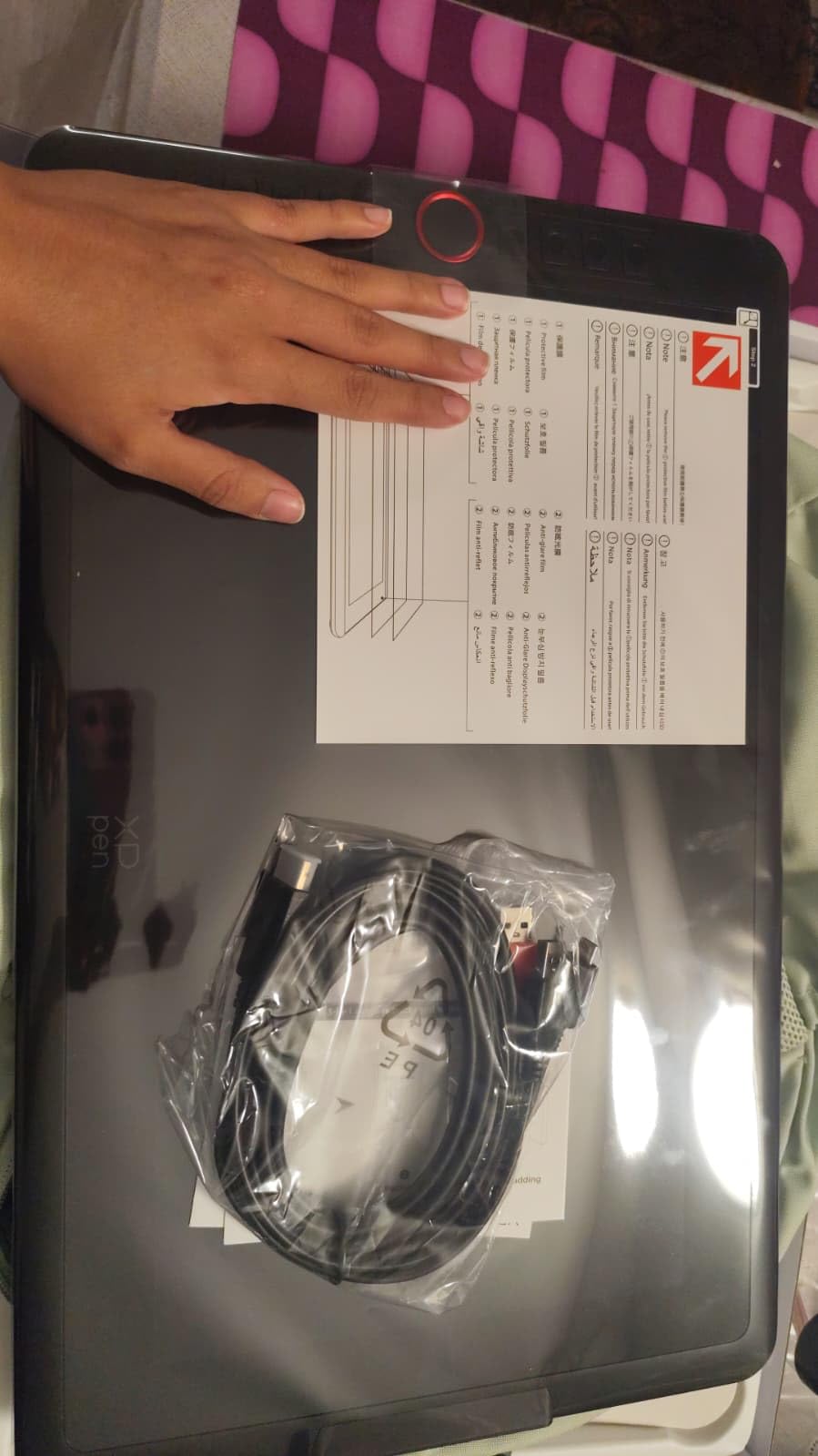 XP-PEN Artist12 11.6 Inch FHD Drawing Monitor Pen Display Graphic Monitor with PN06 Battery-Free Multi-Function Pen Holder and Glove 8192 Pressure Sensitivity customer photo 2
