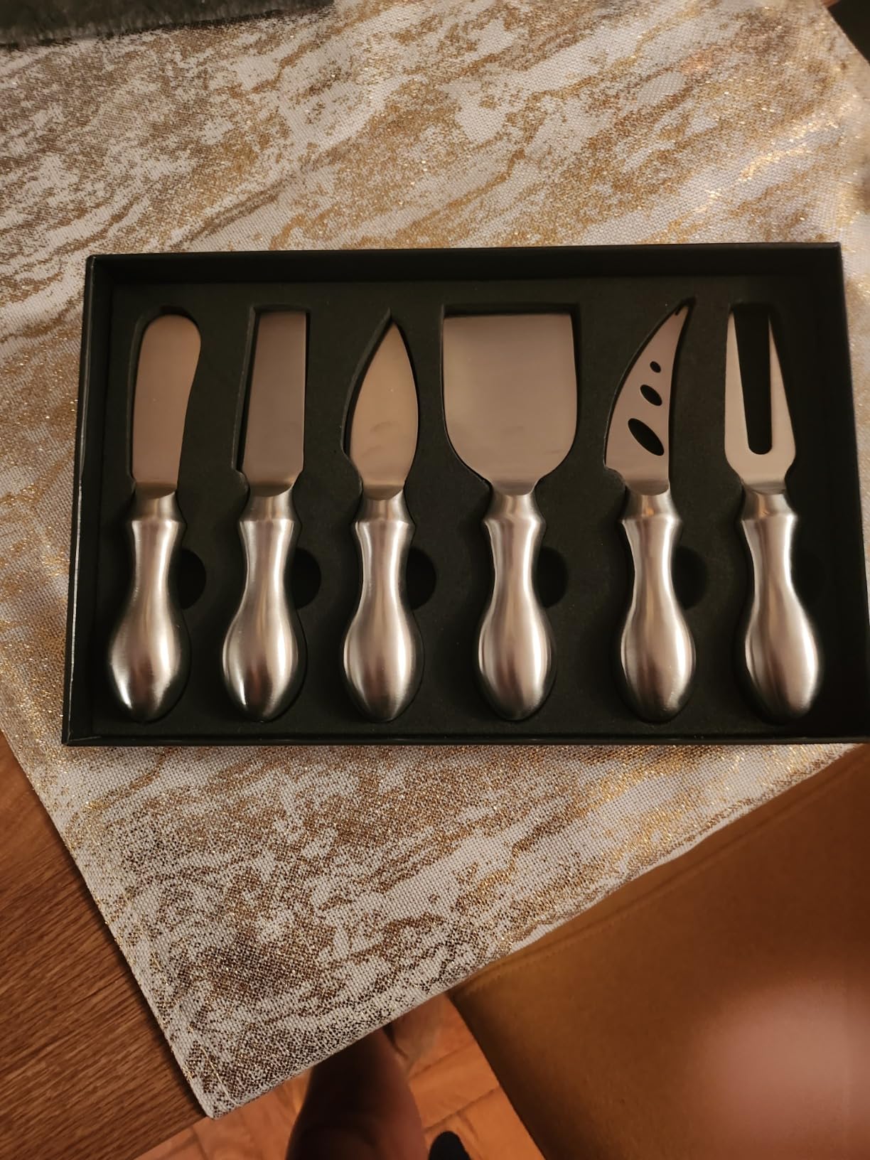 WoneNice Cheese Knife Set, 6-Piece Stainless Steel Knives customer photo 2