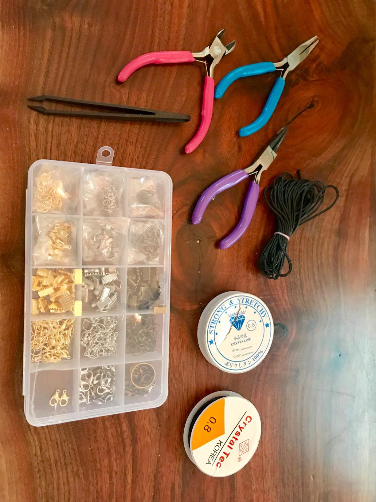 anezus Jewelry Repair Kit with Jewelry Pliers, Jewelry Making Tools, Beading String and Jewelry Making Supplies for Jewelry Repair, Jewelry Making and Beading customer photo 2